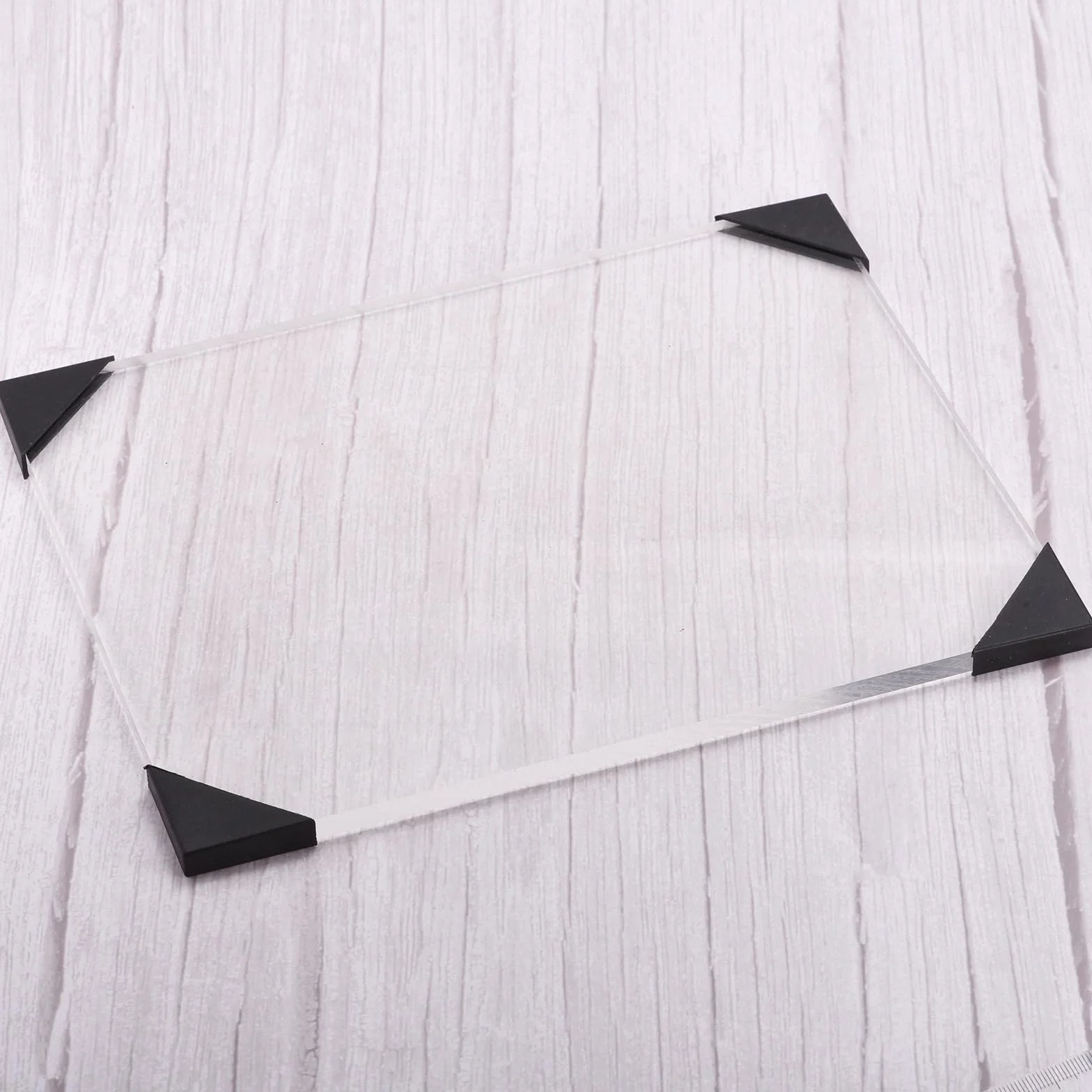 QUARKZMAN 20Pcs Protections d'Angle en Plastique 12x66mm Triangulaire Noir