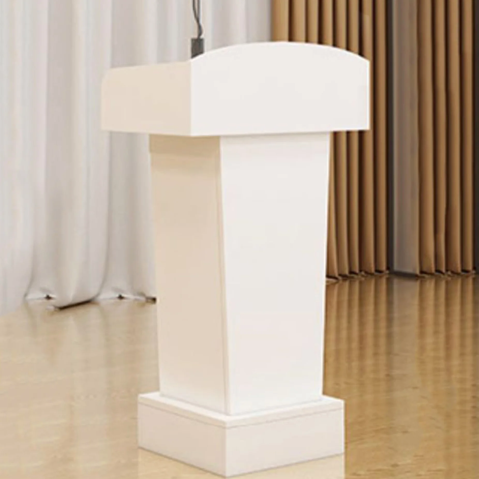 Podium de table haute pour pupitre d'église, comptoir, caisse enregistreuse avec étagères et étagères - Idéal pour les mariages, les conférences, les bureaux, les bars et les événements.