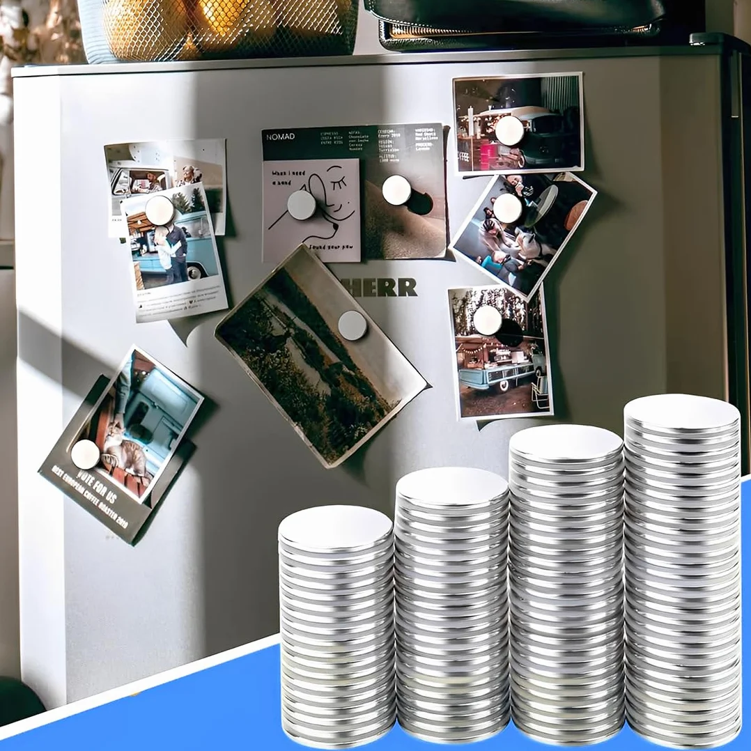 Plaquettes métalliques autocollantes pour Tonie 50 pièces force magnétique forte rangement figurines décoration chambre enfant