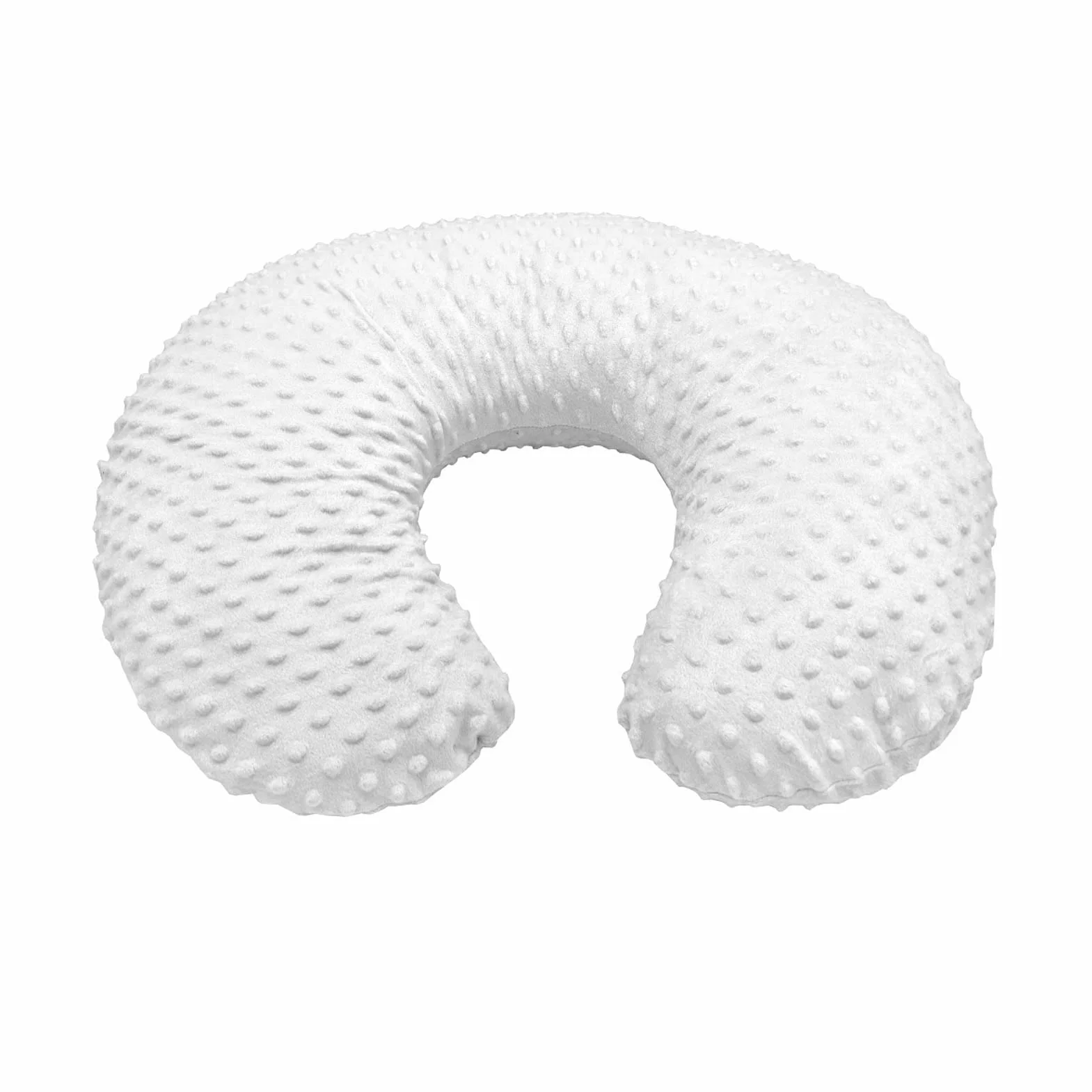 Housse de Coussin d'Allaitement pour Bébé en Forme de U, Nettoyable, Blanc