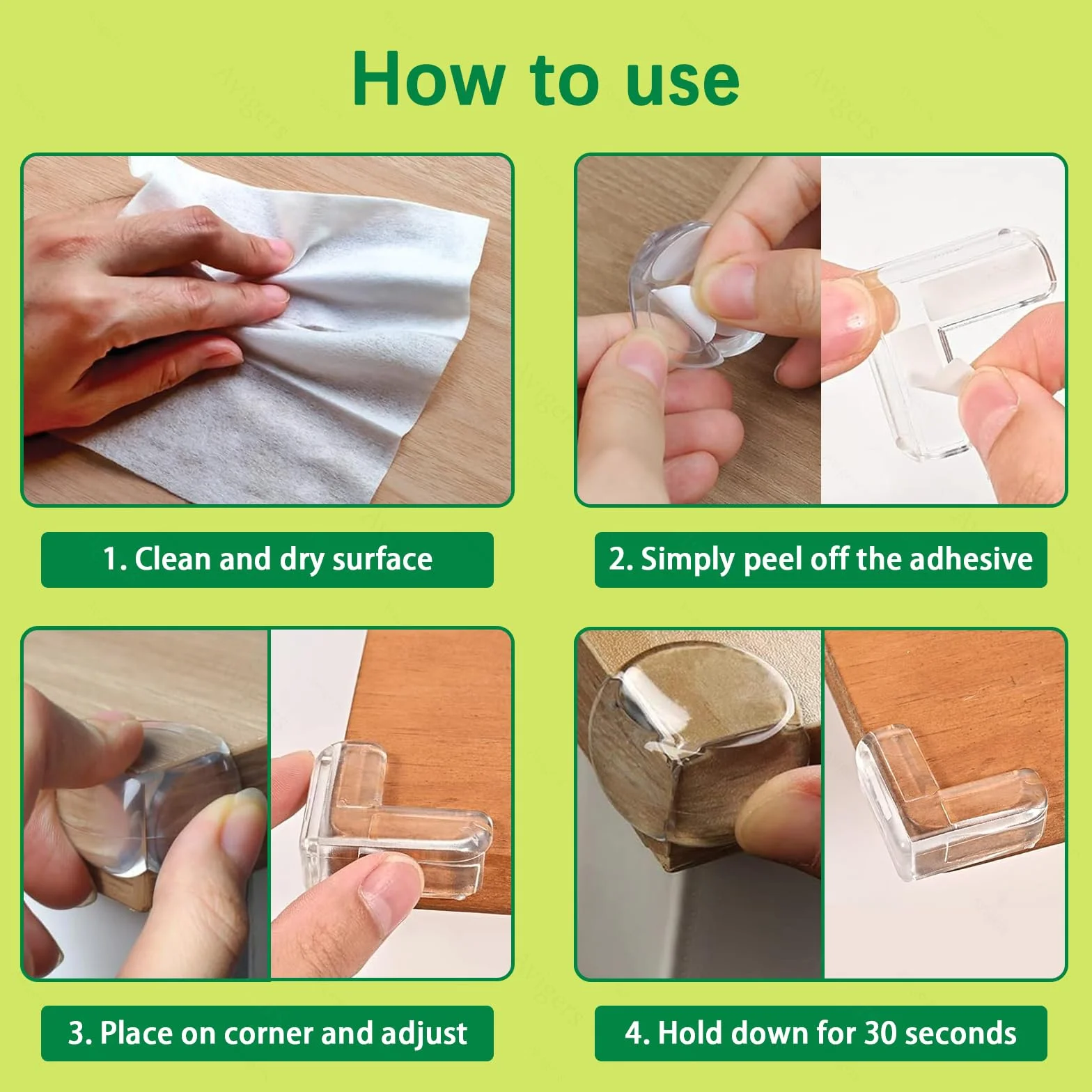 Avigers Protection Bebe Coin de Table 21 Pièces Forte Adhérence Pare-Chocs Sécurité Bords Transparents 9R 12L