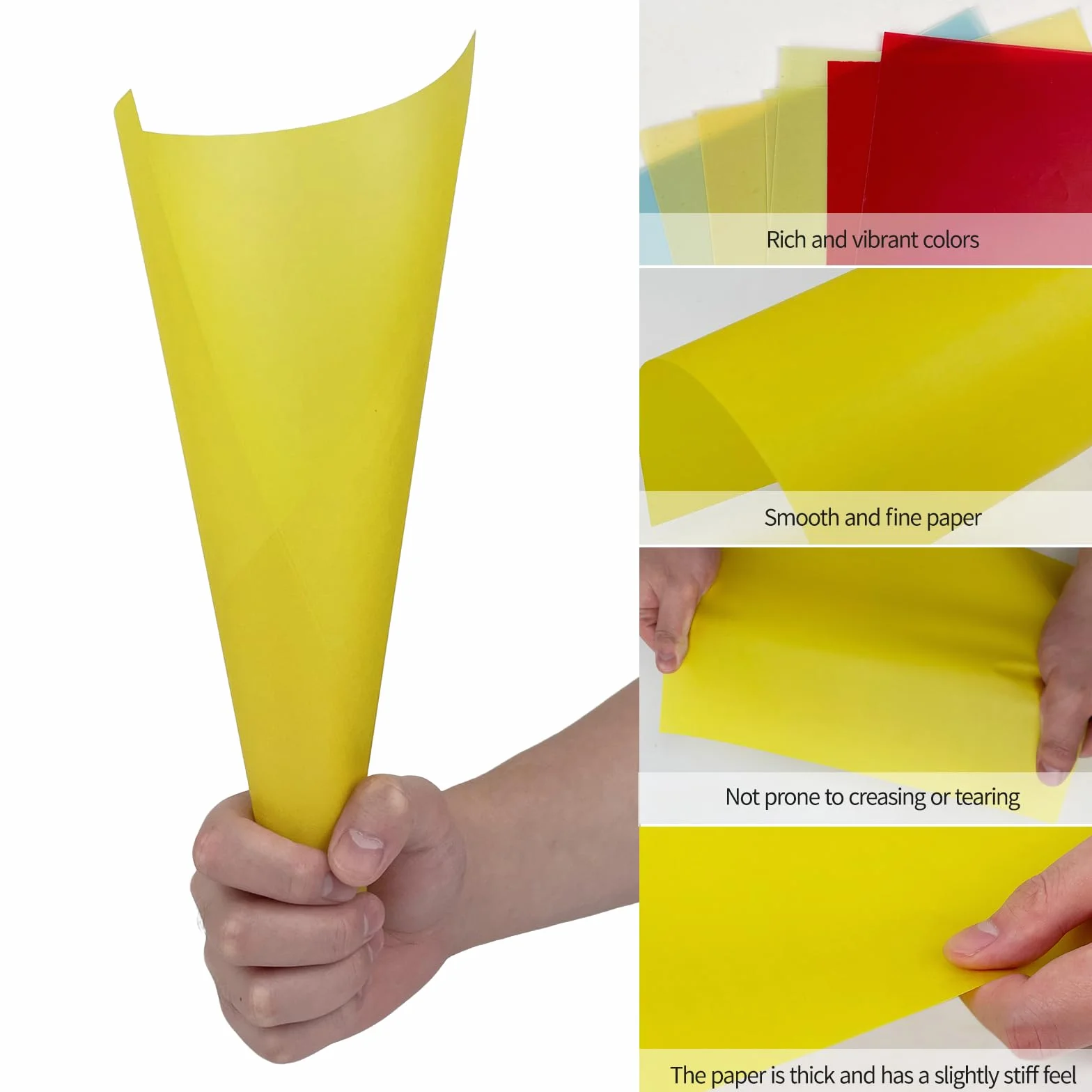 Papier Calque Couleur A4 100g/m² 210x297mm 12 Couleurs CHALVIOR