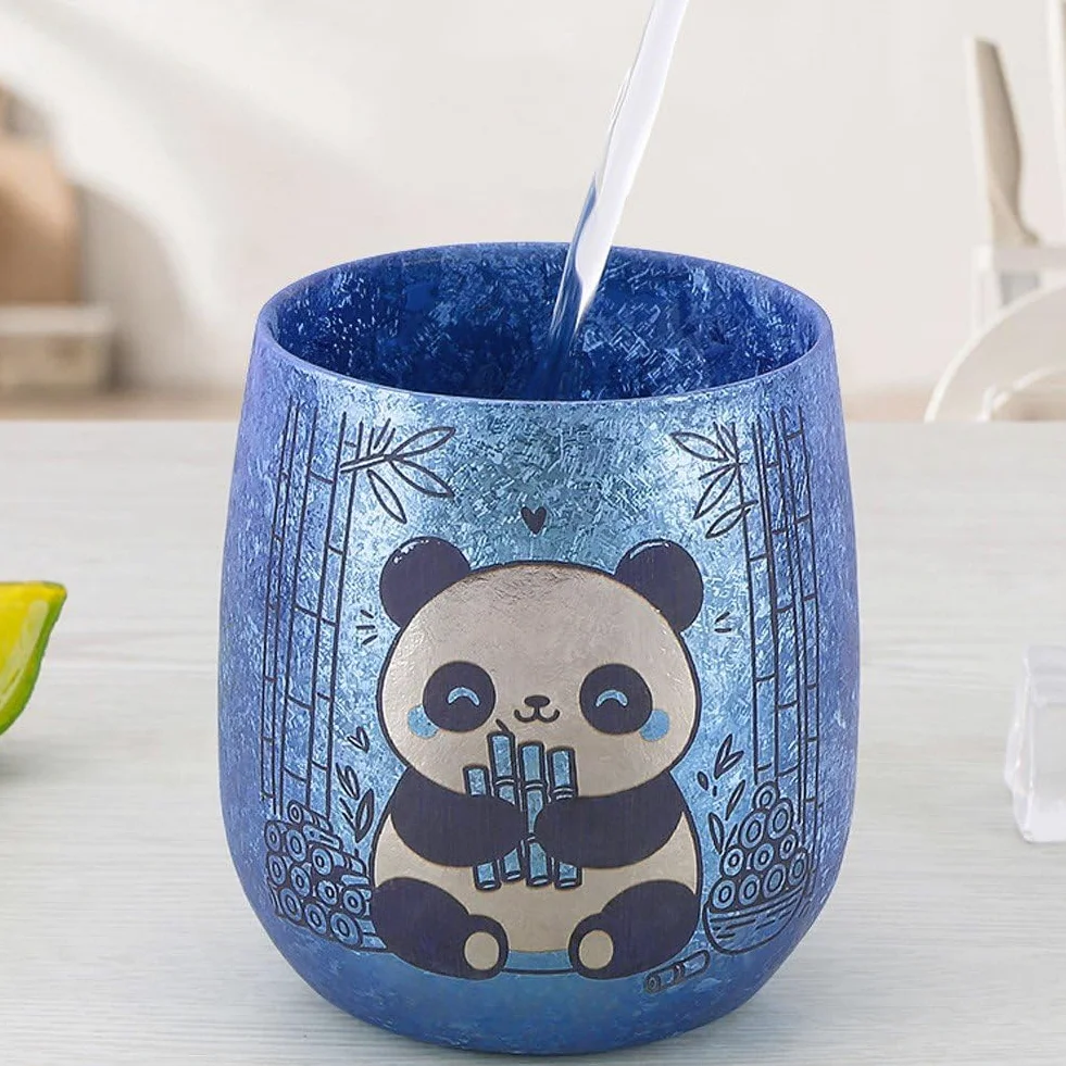 Tasse À en Titane À Motif Panda, Tasse À Boire en Titane, Tasse À Café pour À Dos, Camping en Plein Air