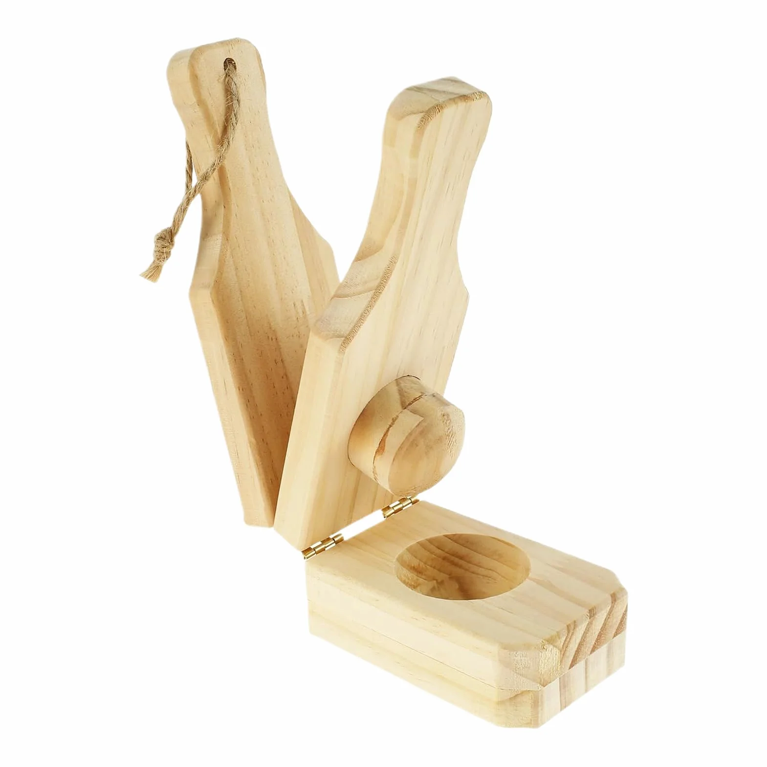 Presse à Écraser les Plantains en Bois pour Plantain Frit - Appareil pour Bananes Frites Cuisson Grill