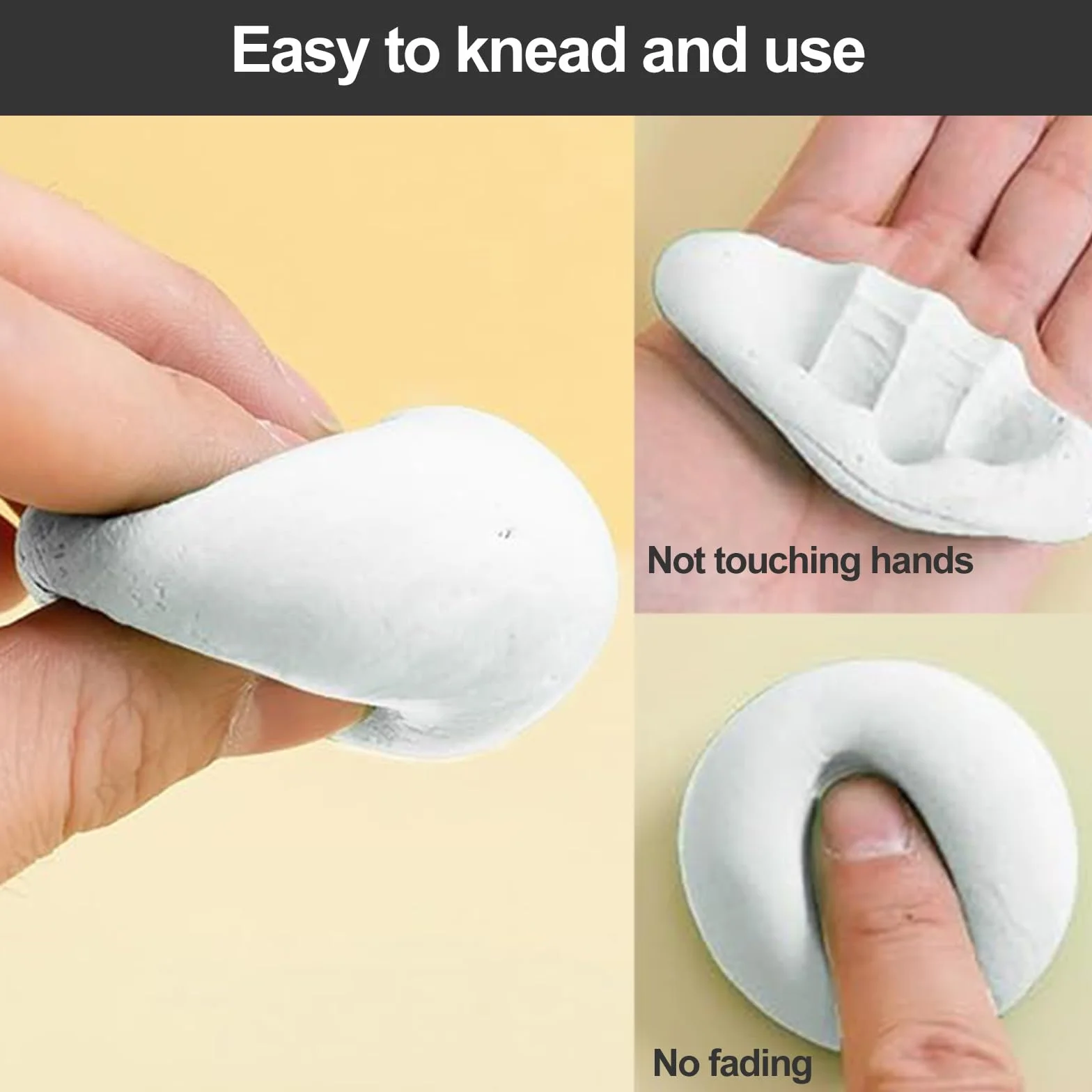 Kit d'Empreintes de Bébé en Argile, 2 PCS Argile Molle pour Empreintes de Mains et Pieds