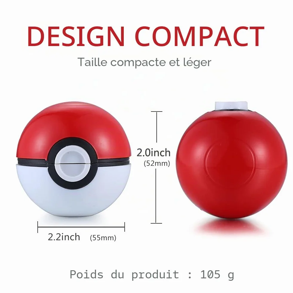 Poké Ball Moulin à épices 3 pièces 5 cm