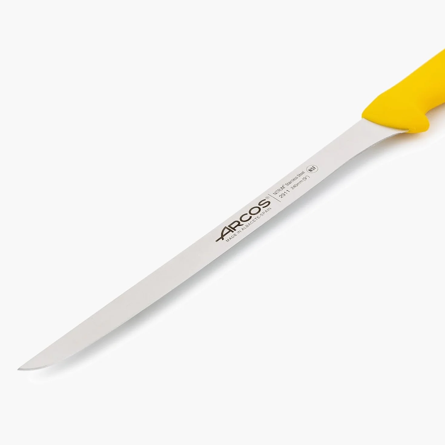 Arcos Couteau à Jambon Flexible 24 cm Acier Inoxydable Nitrum Série 2900