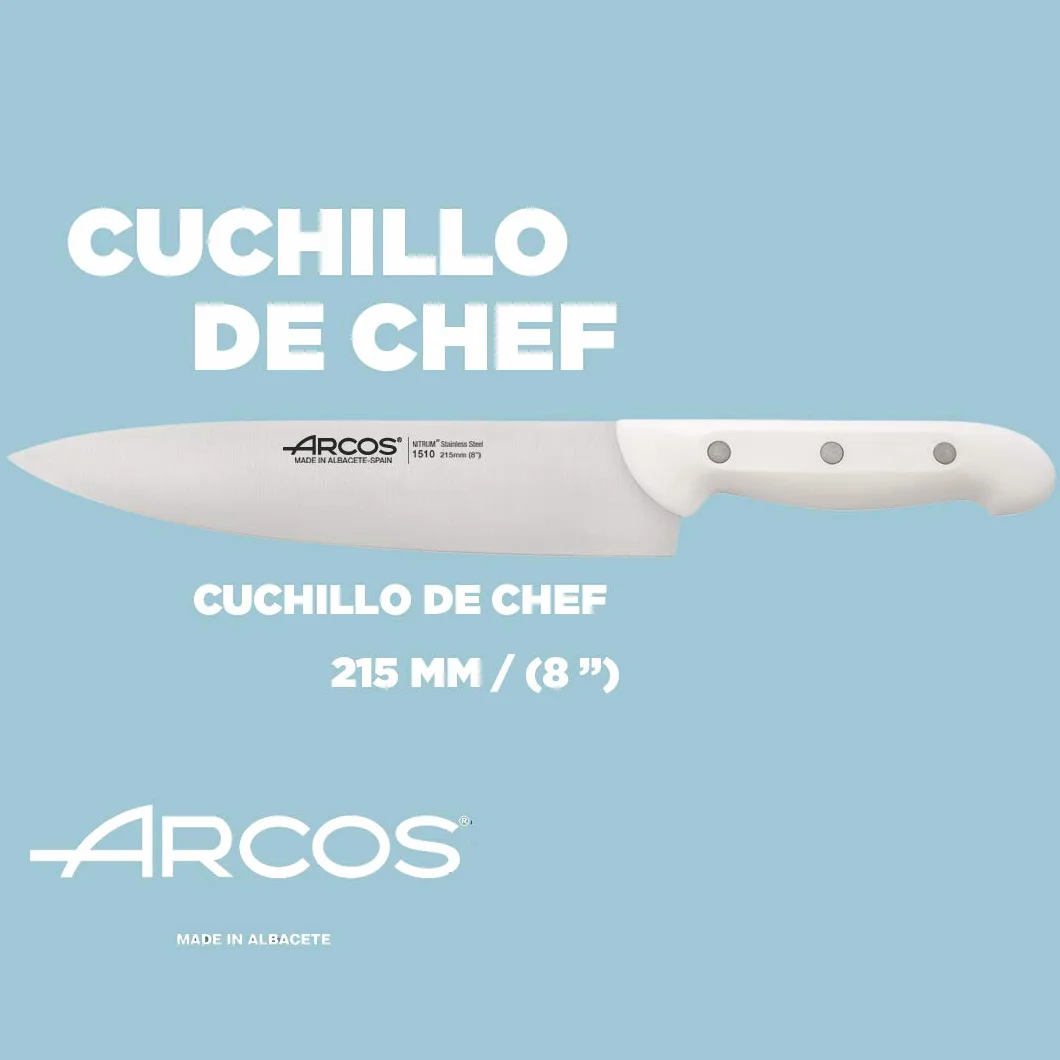 Arcos Serie Maitres Ensemble de couteaux de cuisine Blanc