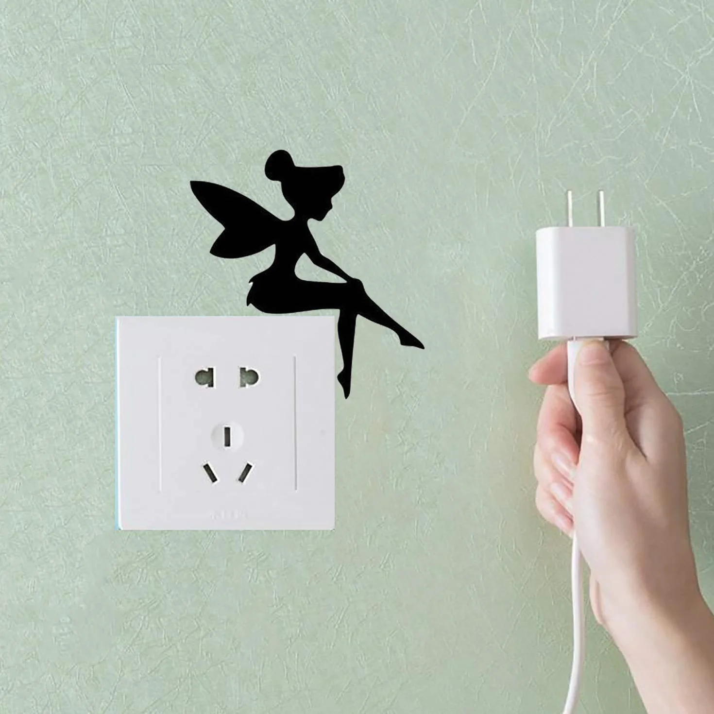 Cartoon Sticker Commutateur Résistant à L'eau PVC Switch Socket Décorations Stickers Muraux Art Mural Wall Sticker