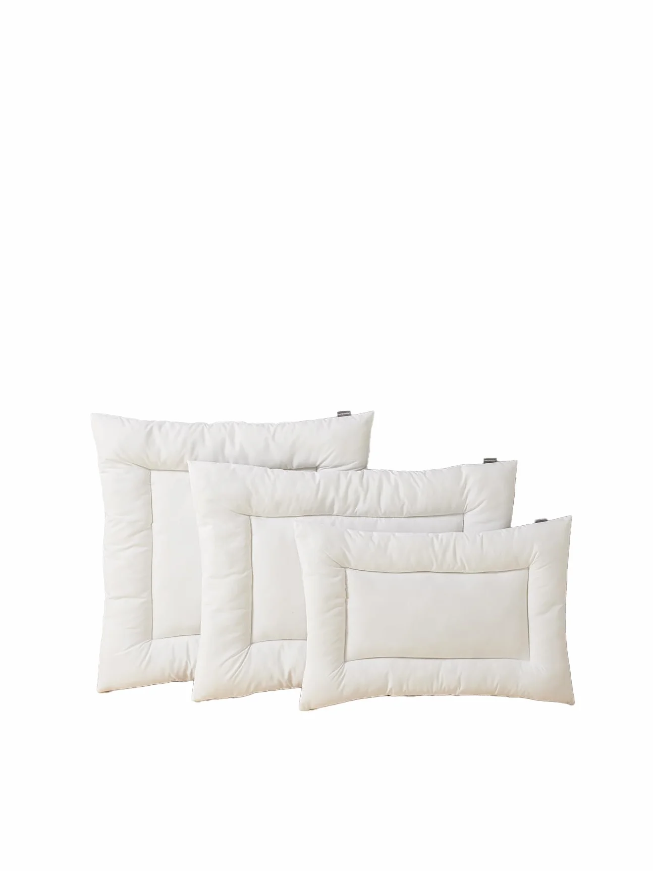 VERTBAUDET Oreiller Plat Anti acariens Bi-ome® Blanc 60X60