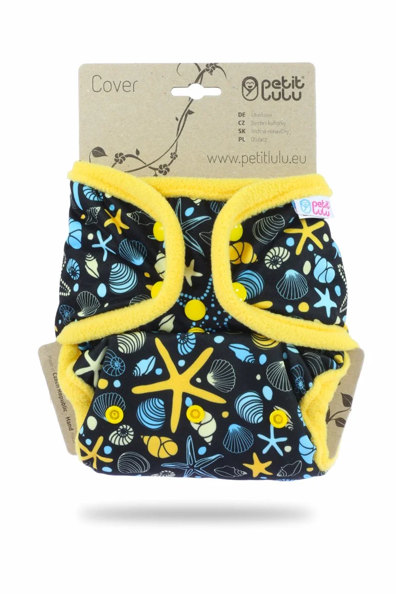 Culotte de Protection Petit Lulu Couvre-Couche Taille Unique Fermeture à Pressions Réutilisable Lavable Étanche Fabriqué en Europe
