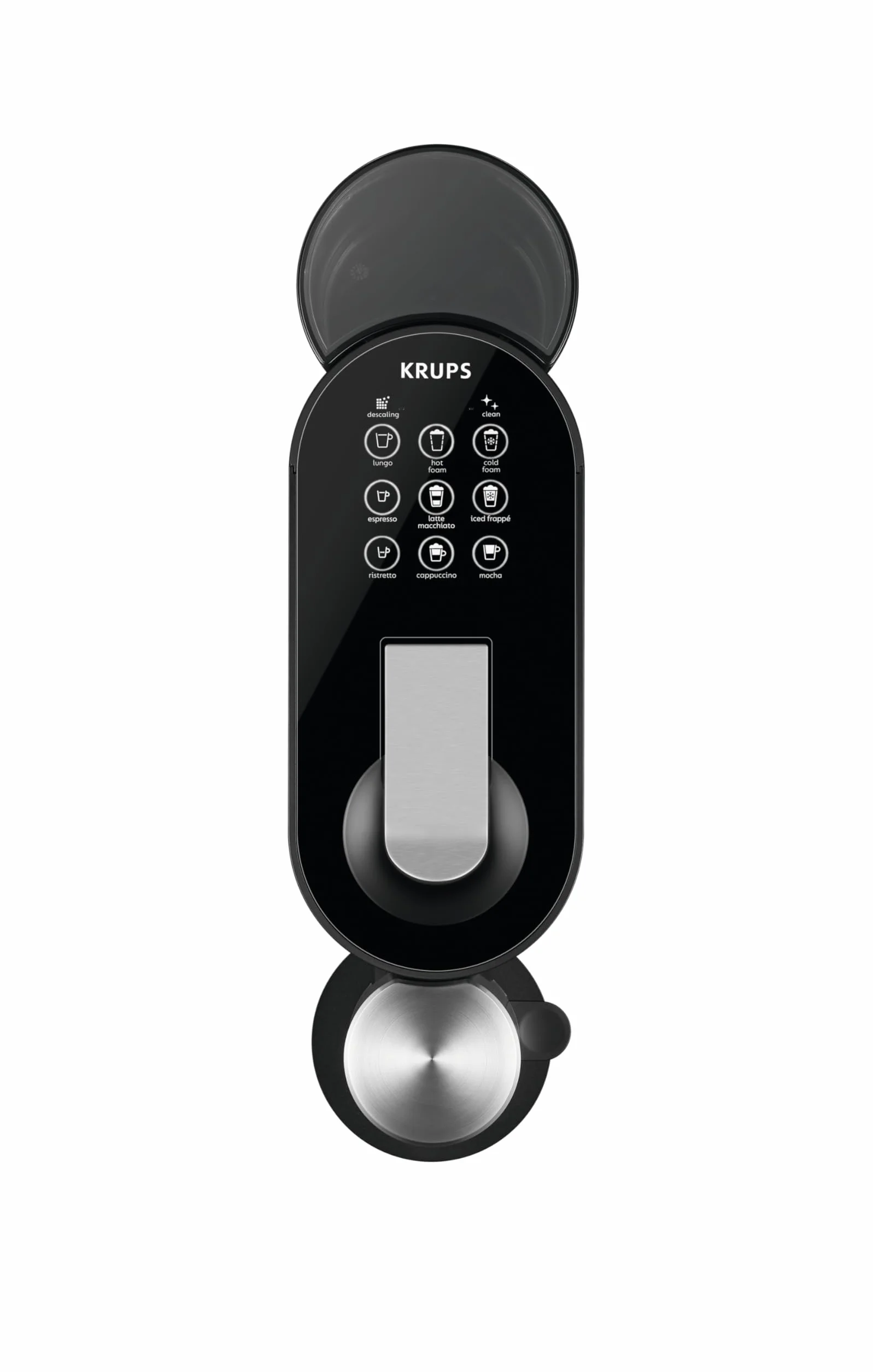 Nespresso Krups Machine à Café Atelier, 19 Bars + Kit de Bienvenue, Design Moderne, Expresso, Lungo et Recette Lactées, Arrêt Automatique, YY4355FD
