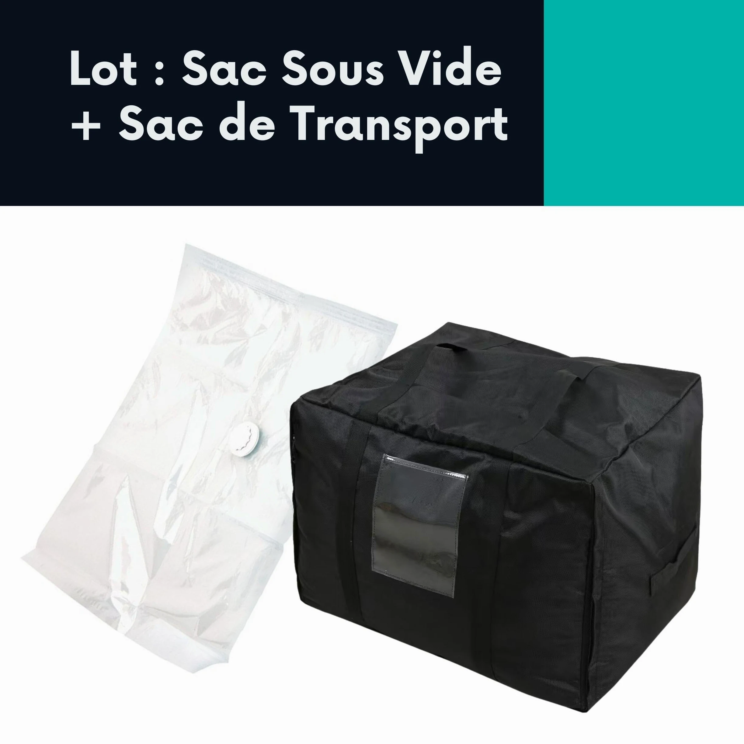bananair Sac de Rangement sous Vide XXL + Grand Sac de Rangement et Transport - Résistant et Pratique pour Ranger Votre Gros Pouf XXL de 160 cm