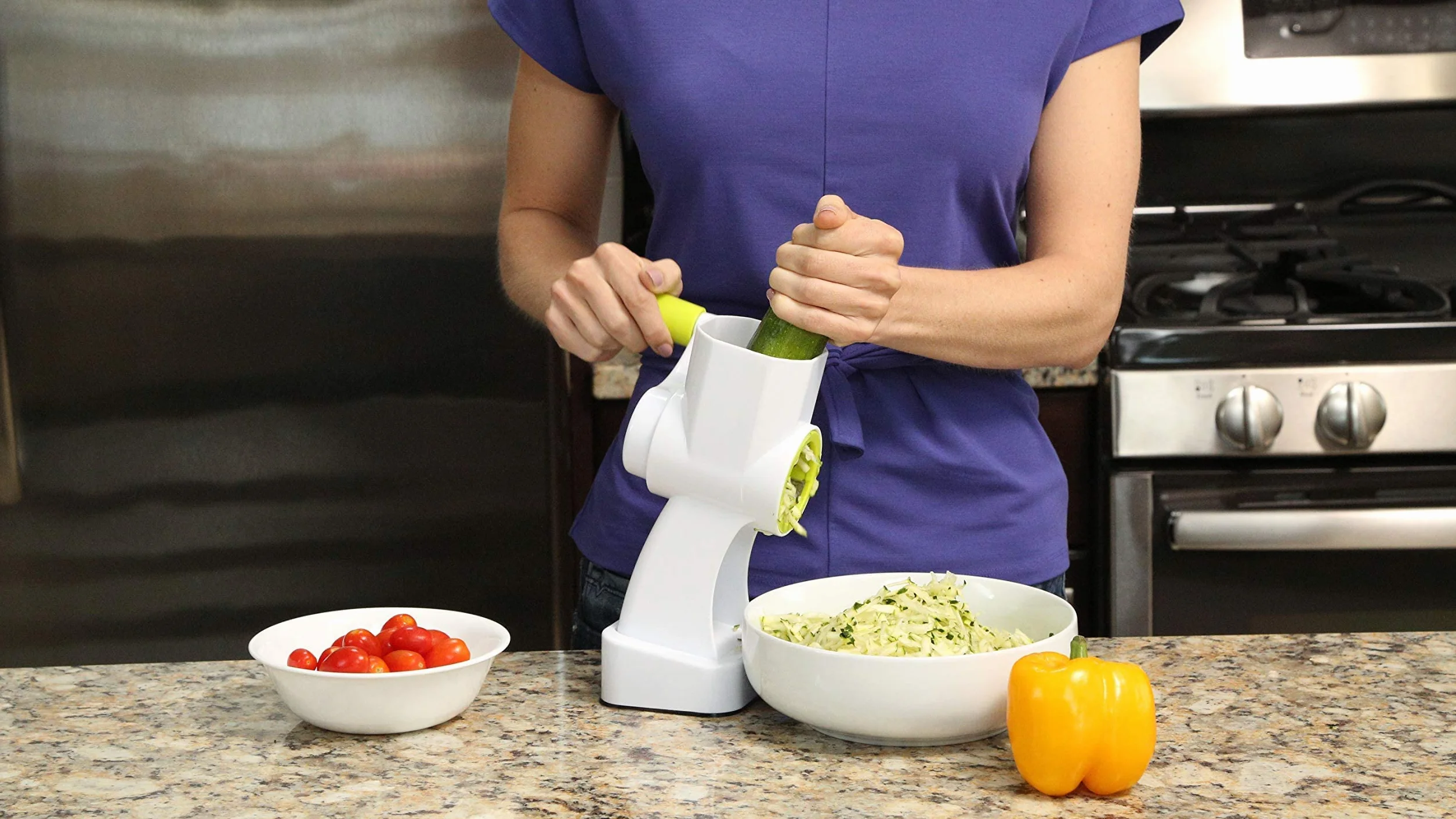 Starlyf Fast Slicer Trancheuse Légumes Multifonction Professionnelle avec Lames en Acier