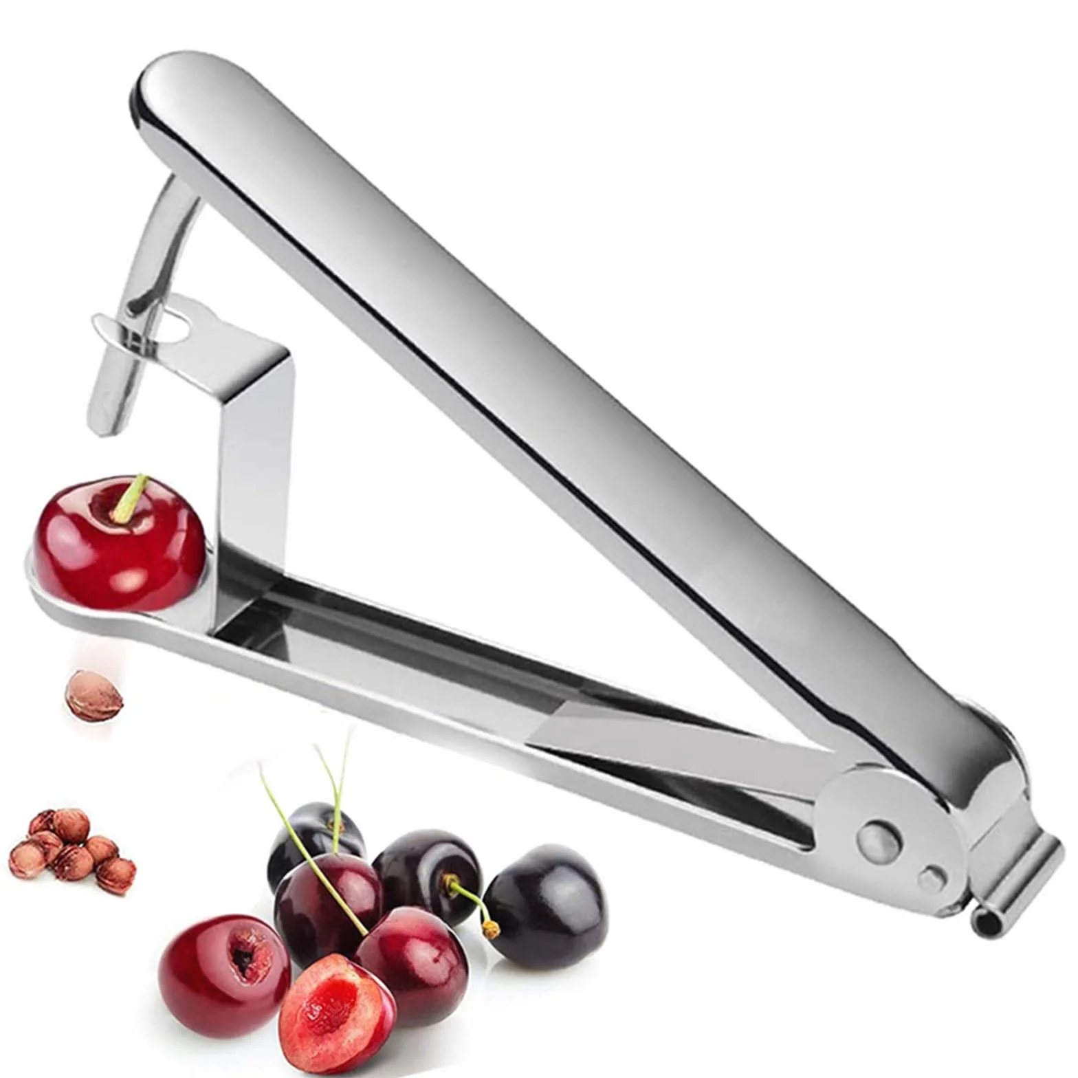 Dénoyauteur Manuel en Acier Inoxydable pour Cerises, Jujubes, Prunes