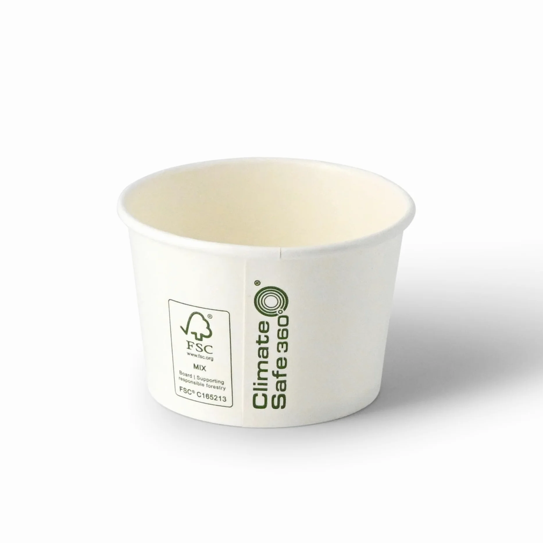 BIOZOYG 1000x gobelet à glace en carton 75 ml blanc - bol jetable sans plastique et recyclable - ramequin dessert bol a emporter