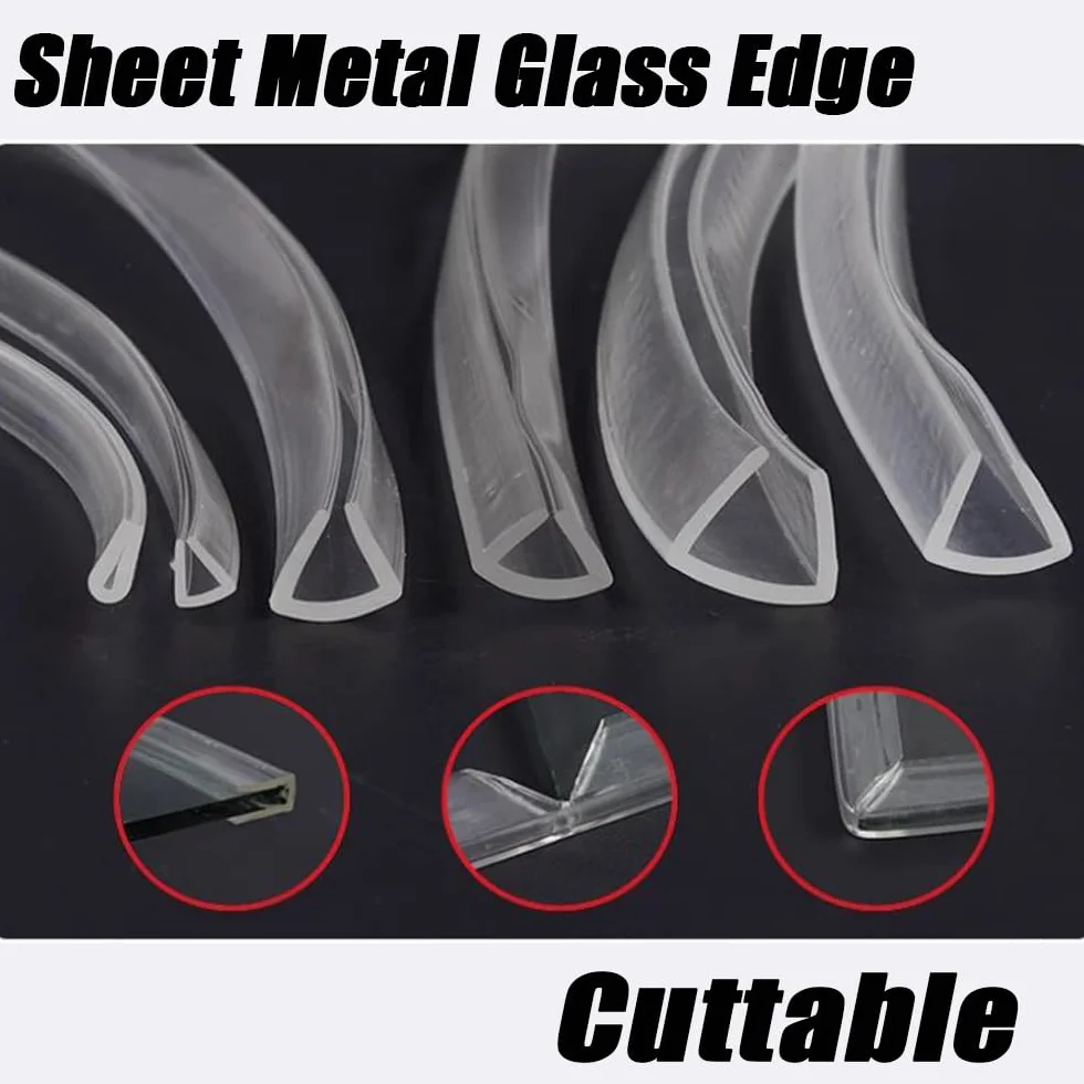 Bandes D'étanchéité Transparentes En Forme De U 3m Pour Tables En Verre
