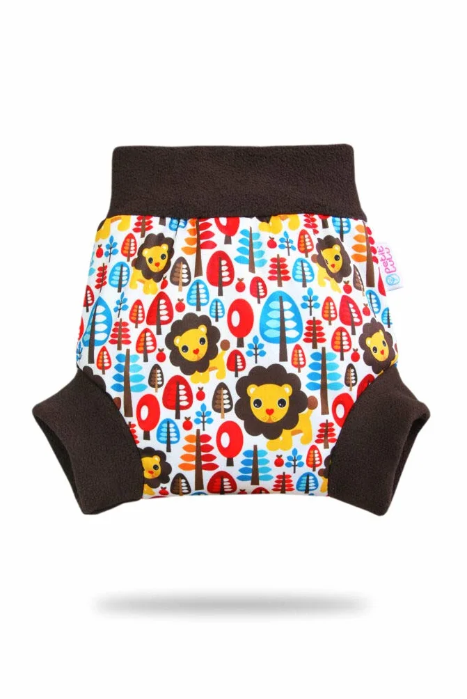 Culotte de Protection Réutilisable Taille XL PUL Petit Lulu Shorty Couvre-Couche Étanche Fabriqué en Europe Jungle King