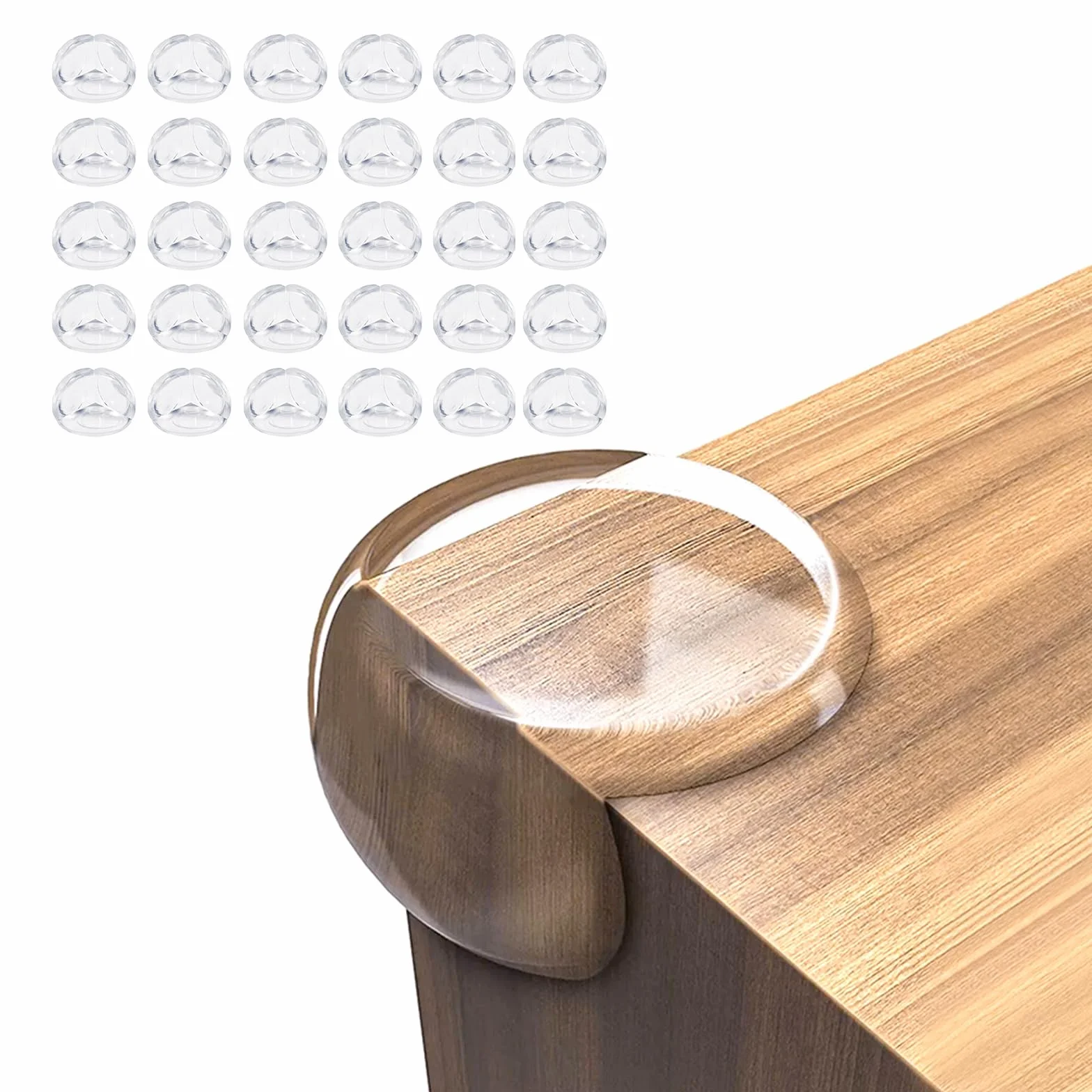 Protection Coin de Table Bebe 30PCS Protection Angle Bebe Protection Meuble Bébé pour Berceau, Cheminée, Escaliers