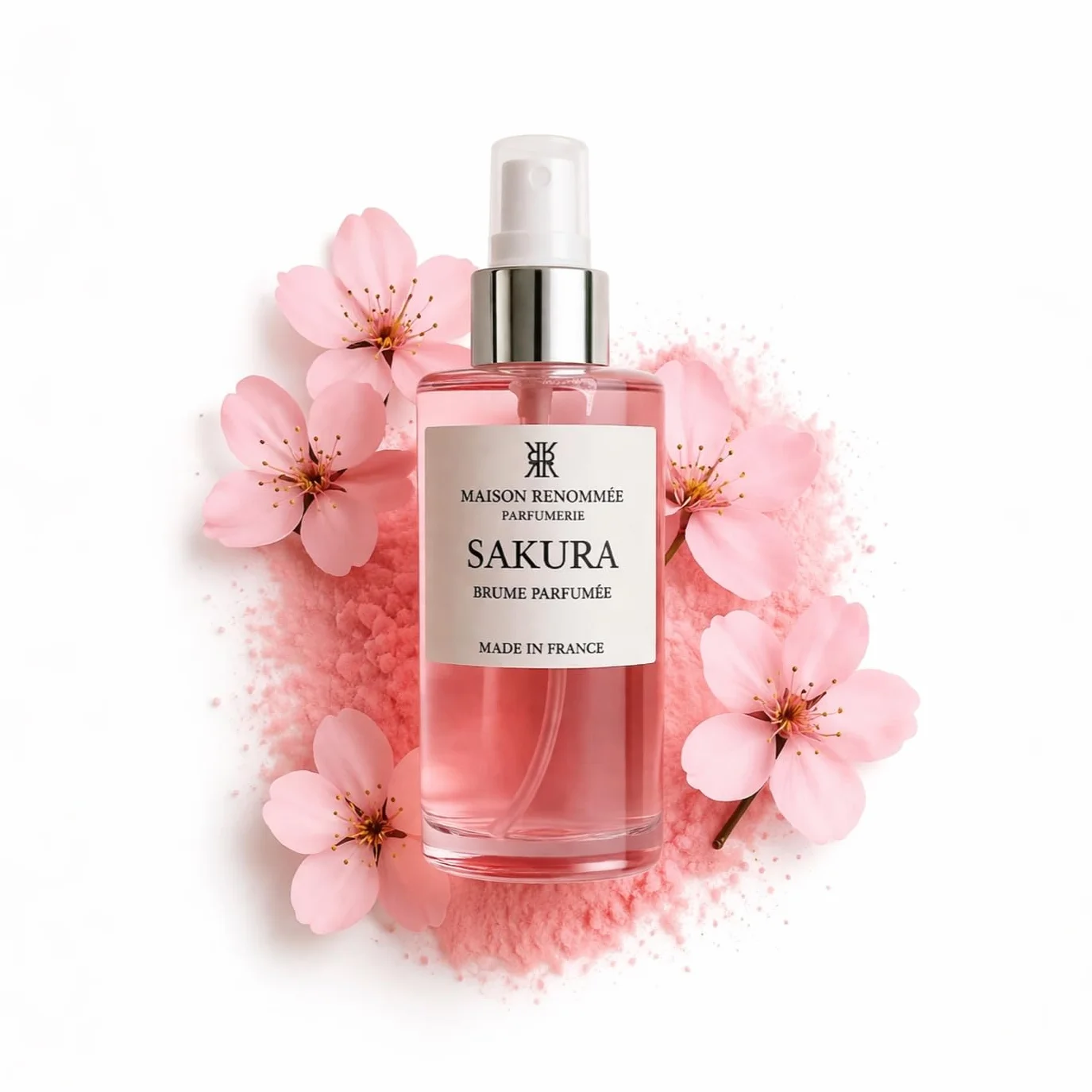 Spray d'Ambiance Sakura Fleur de Cerisier 200 ml Fabriqué en France