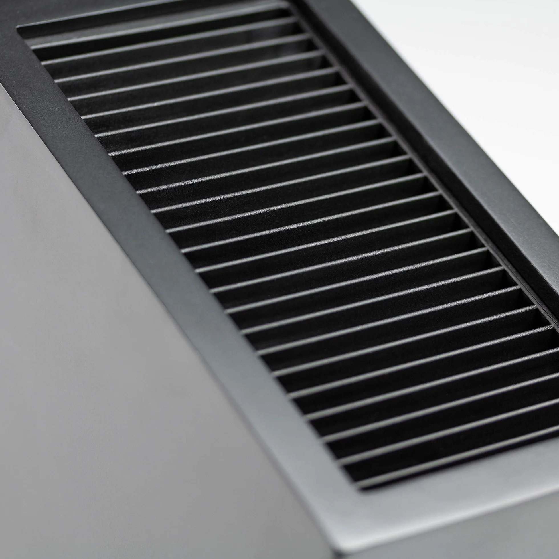 Rockingham Forge Bloc à Couteaux Vide Plastique Noir Mat Incliné 20 Couteaux
