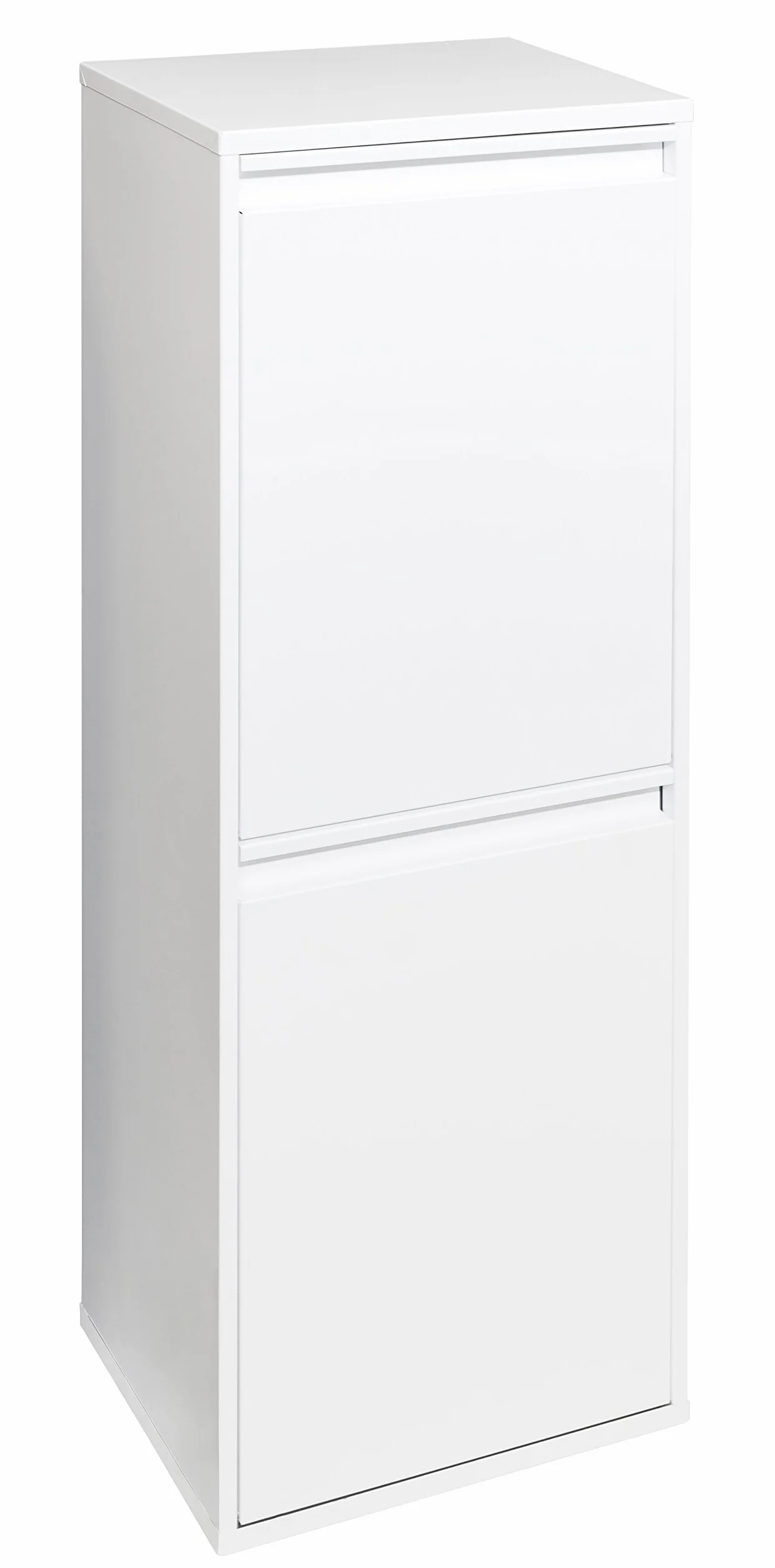 ARREGUI Basic CR201-B Poubelle de Recyclage Cuisine 2 Bacs 34 L Acier blanc