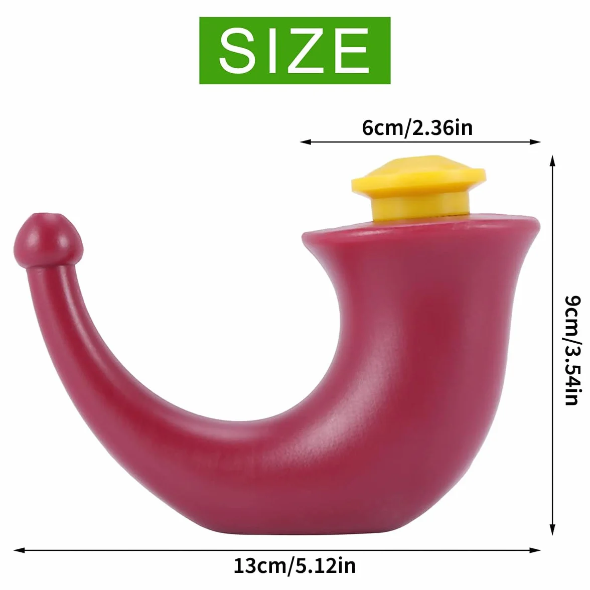 Neti Pot de yoga pour le nez, Système d'irrigation sinusoïdale 200 ml