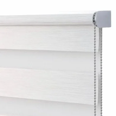 GoodHome Store Enrouleur Jour/Nuit sans perçage Brize moucheté 75 x 240 cm
