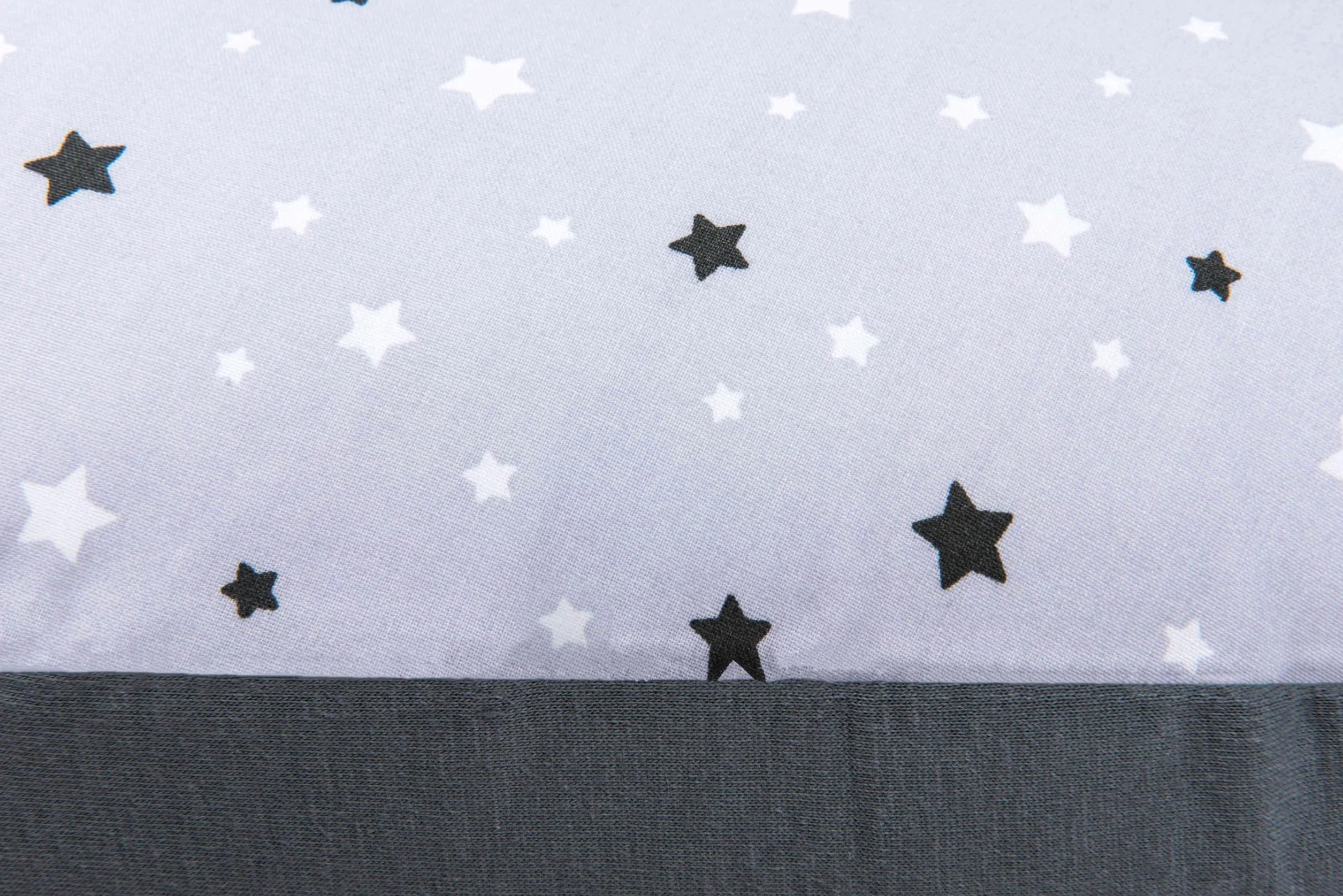 Coussin de Maternité Évolutif 3 en 1 Babysom Pack XXL 170cm - Coussin d'allaitement + Housse Étoile Gris + Charlotte Polaire - Certifié Oeko-Tex
