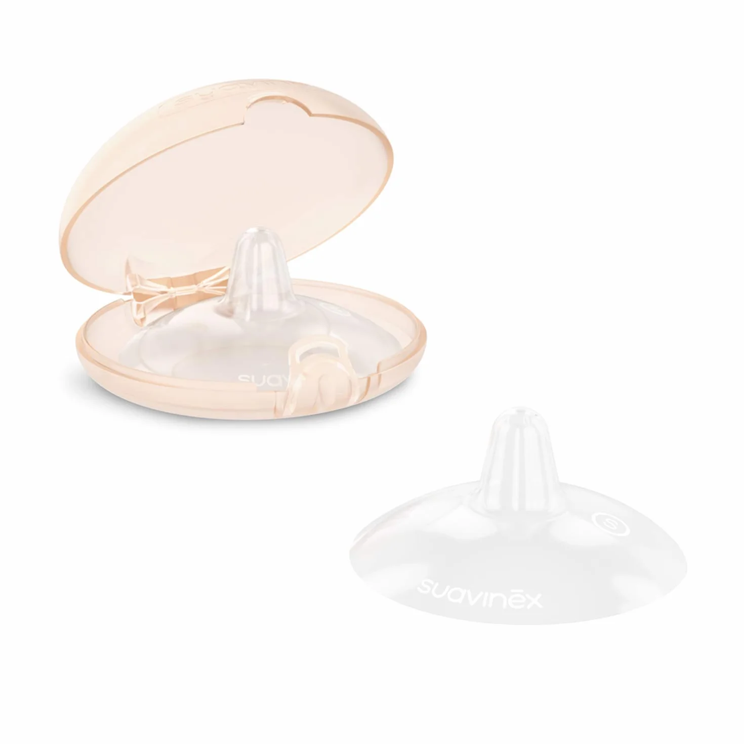 Suavinex Bouts de Sein en Silicone Taille S Pack de 2