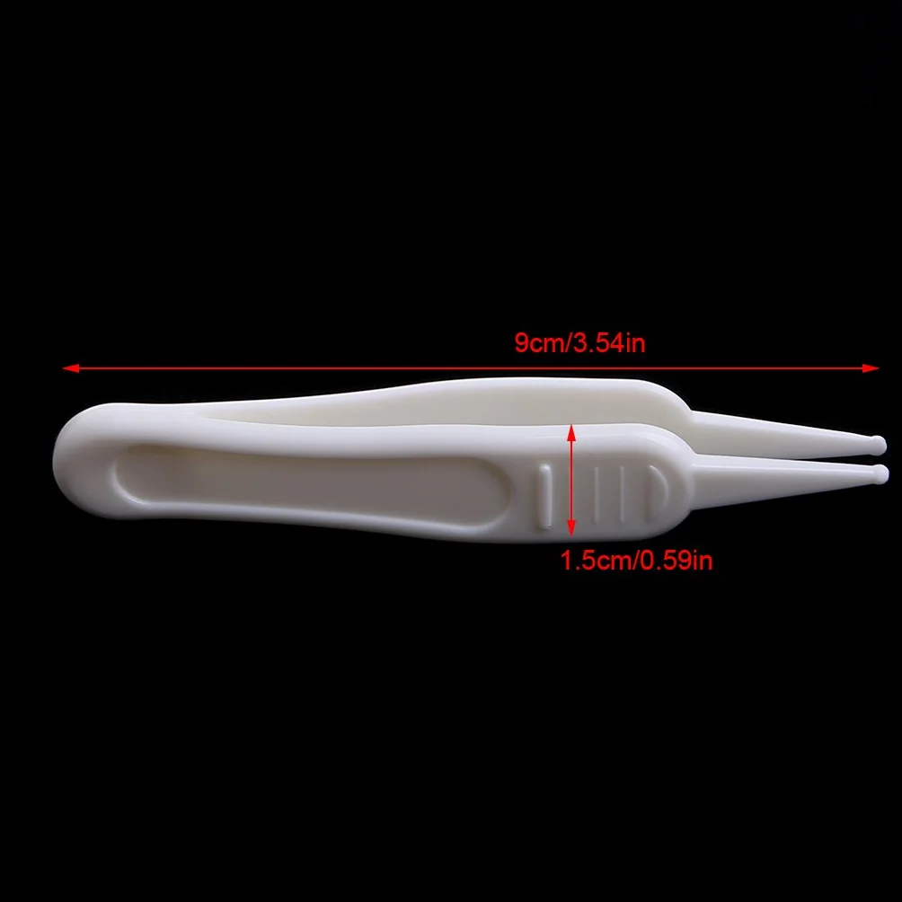 Pince à épiler de sécurité visible pour nettoyage oreilles nez nombril - Rose