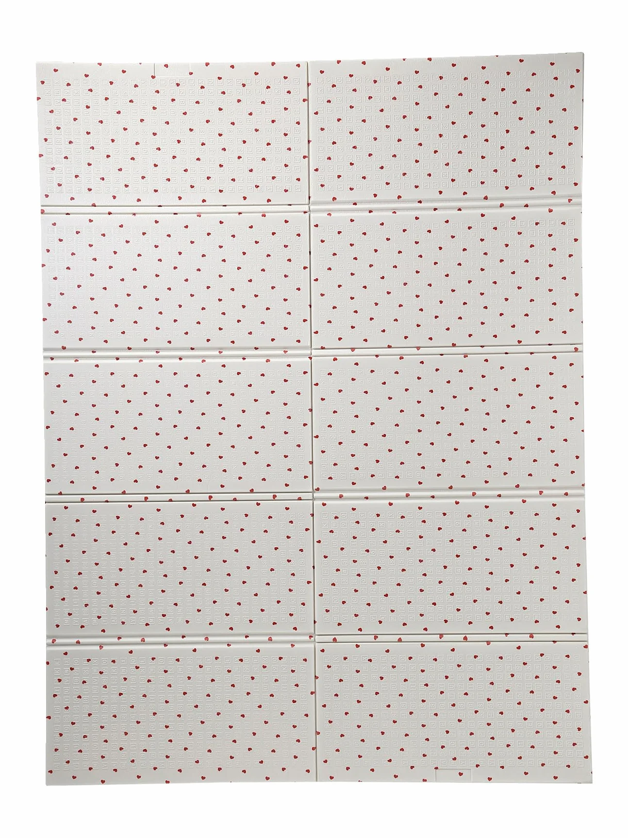 VERTBAUDET Grand tapis d'activités pliable Petit cœur