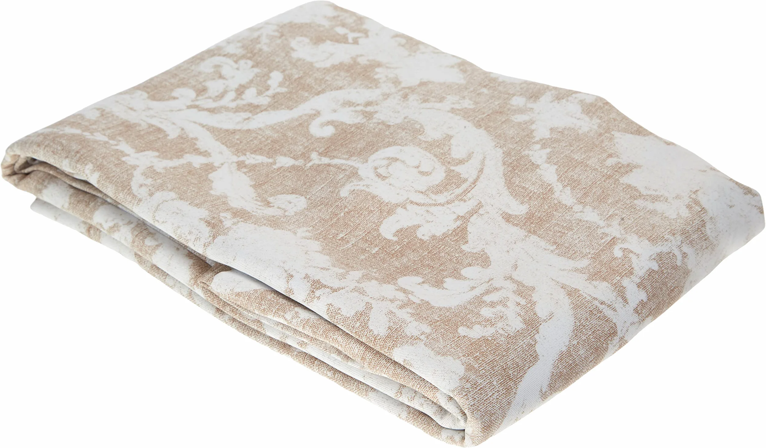 Linder Rideau imprimé obscurcissant CHAMBORD à œillets Canon de Fusil en Polyester Coloris Beige 145 x 260 cm