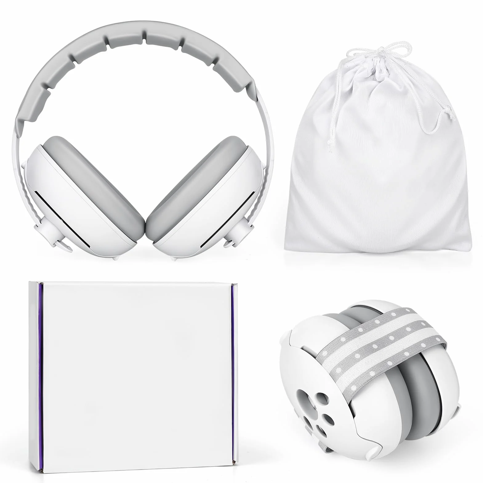 Casque anti-bruit bébé 0-2 ans protection auditive réduction de bruit