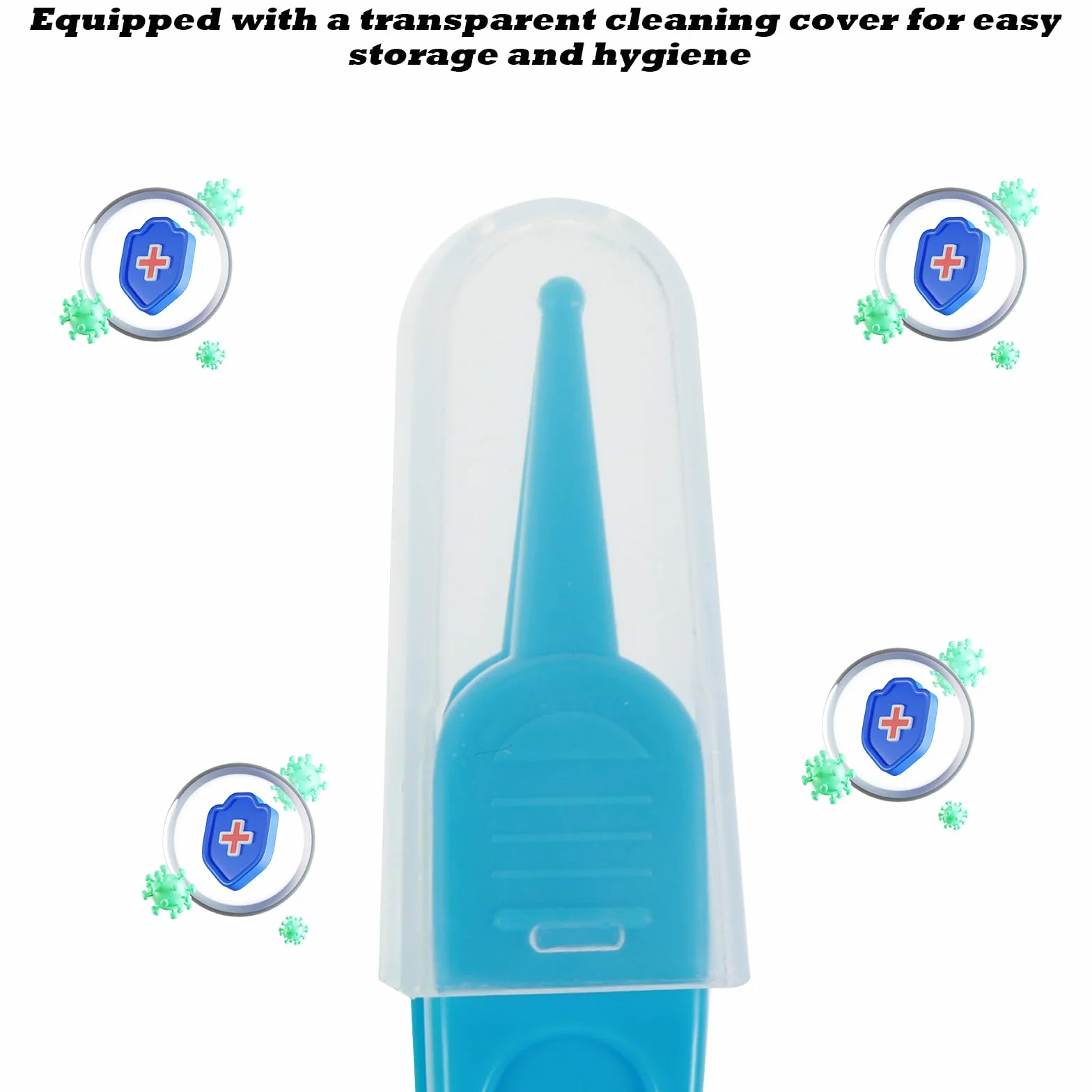 Lot de 5 pinces de nettoyage du nez bébé, tête ronde, pour oreilles et nombril