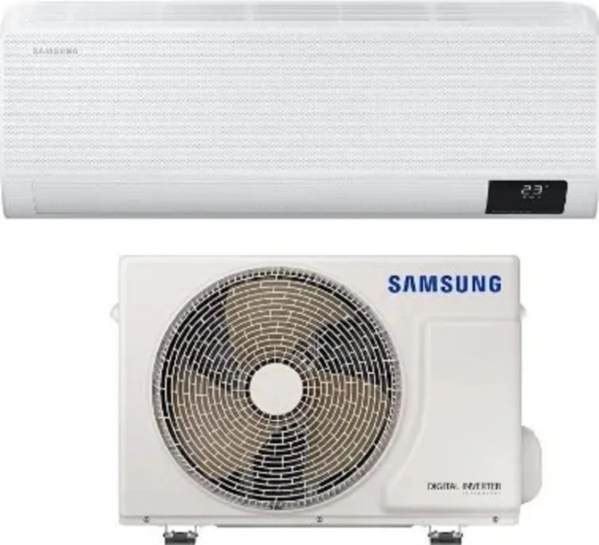 Samsung WindFree Comfort Next 12000 BTU, Climatisation Monosplit, Pompe à Chaleur, SmartThings et Intelligence Artificielle, WiFi, GAS R32, AR12BXFCAWKNEU+AR12BXFCAWKXEU, Efficacité énergétique A++/A