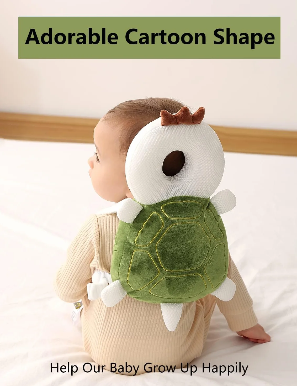 Casque Protection Bébé Anti Choc Tête Enfant Tortue