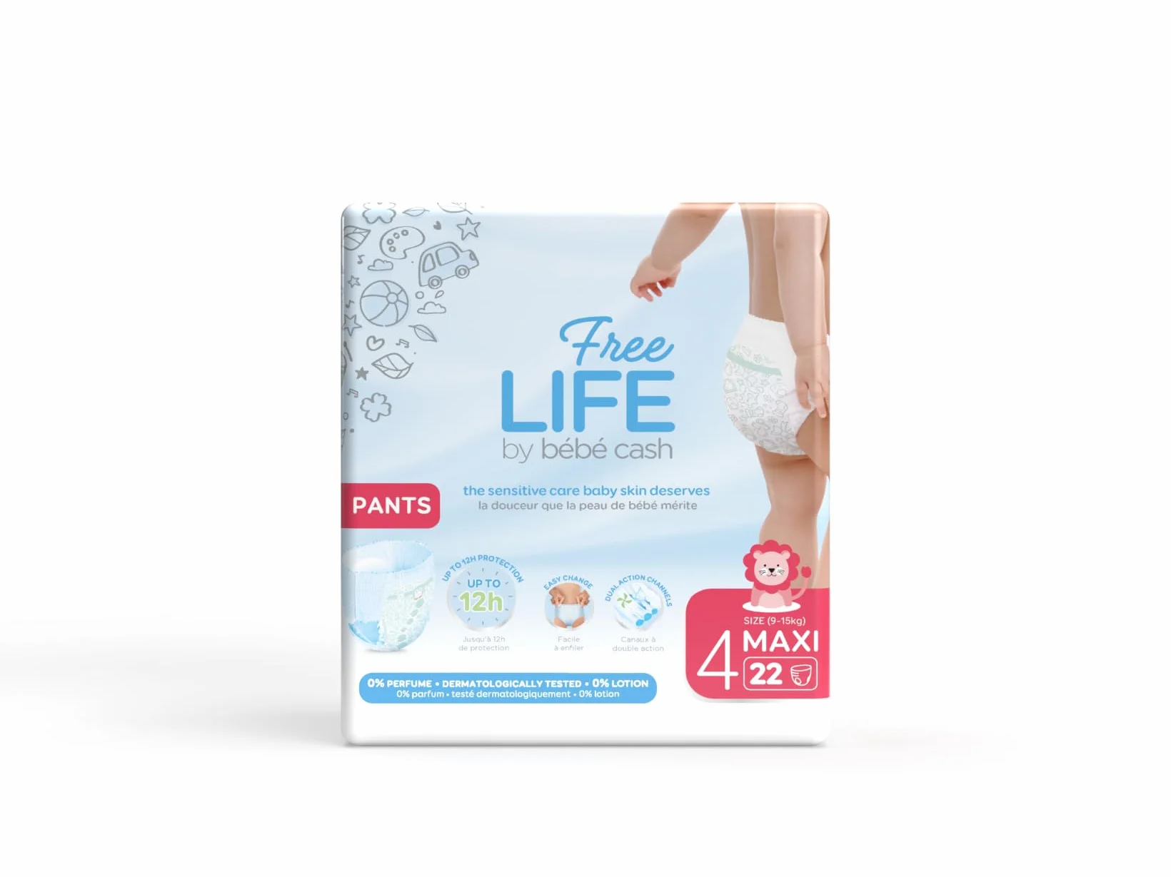 Freelife Pull up Pants Maxi 8-15 kg 132 couches