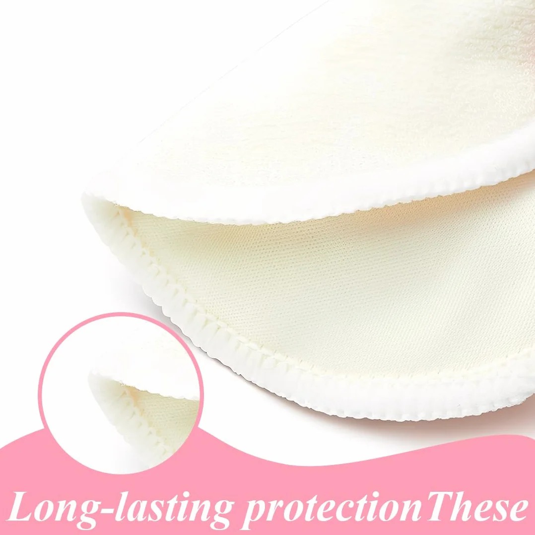 Coussinets d'Allaitement Réutilisables 8 Pièces avec Sac de Lavage Conception 3D Confort Ajustement
