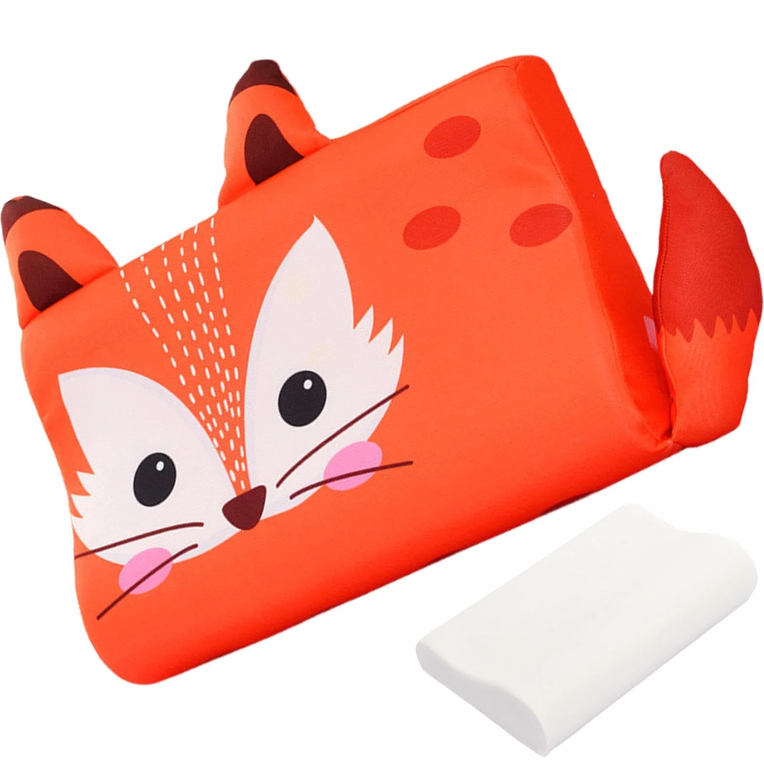 Oreiller pour Enfant Ergonomique Coussin de Voyage Doux pour la Peau pour Filles
