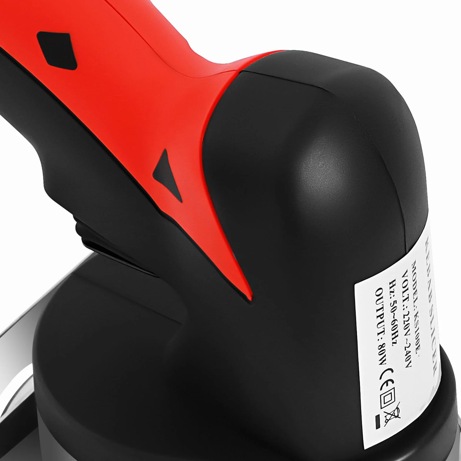 Coupe-kebab électrique 80 W moteur cuivre épaisseur réglable 1-8 mm lames acier inoxydable rouge/noir