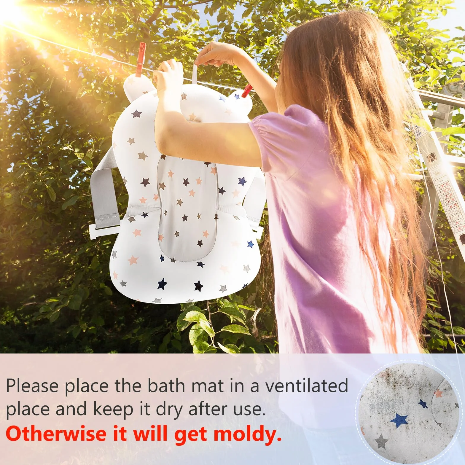 Glenmore Coussin de Bain Bébé Transat pour Baignoire Matelas Réducteur Hamac 0-12 Mois Siège Réglable