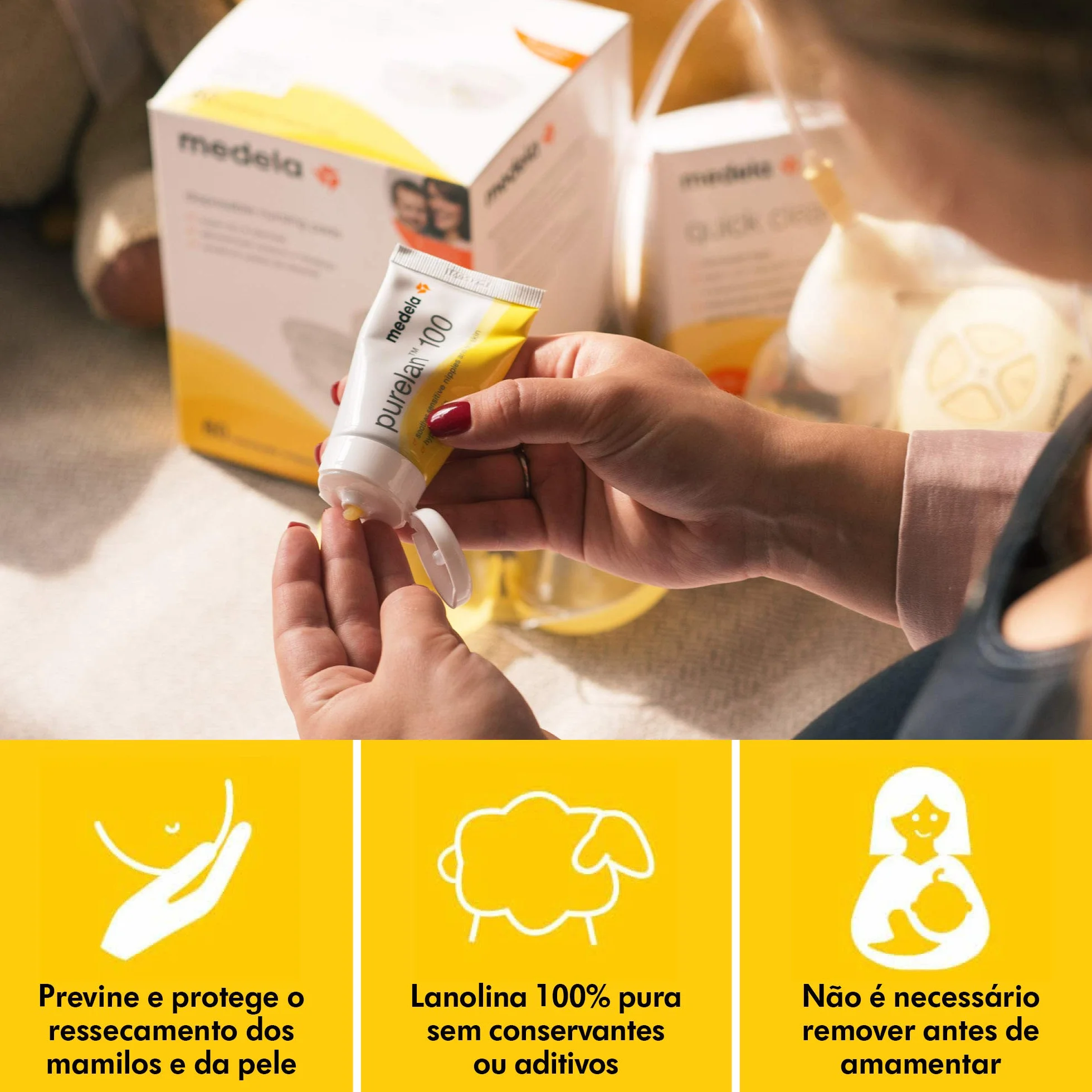 Medela PureLan 100 Crème Apaisante pour Mamelons