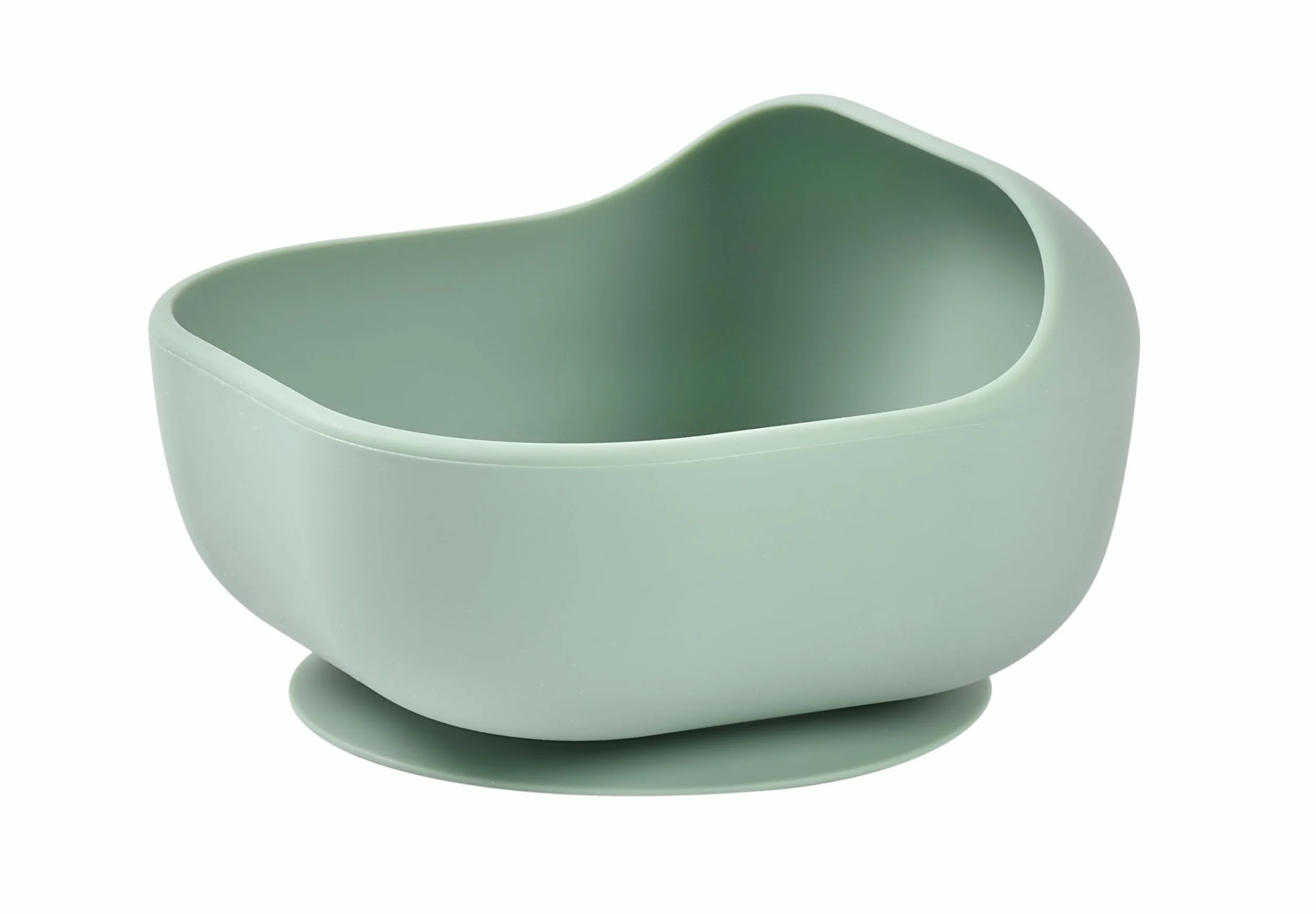 BÉABA Bol Ventouse pour Enfant 100% Silicone, Vert Sauge, Compatible Micro-onde