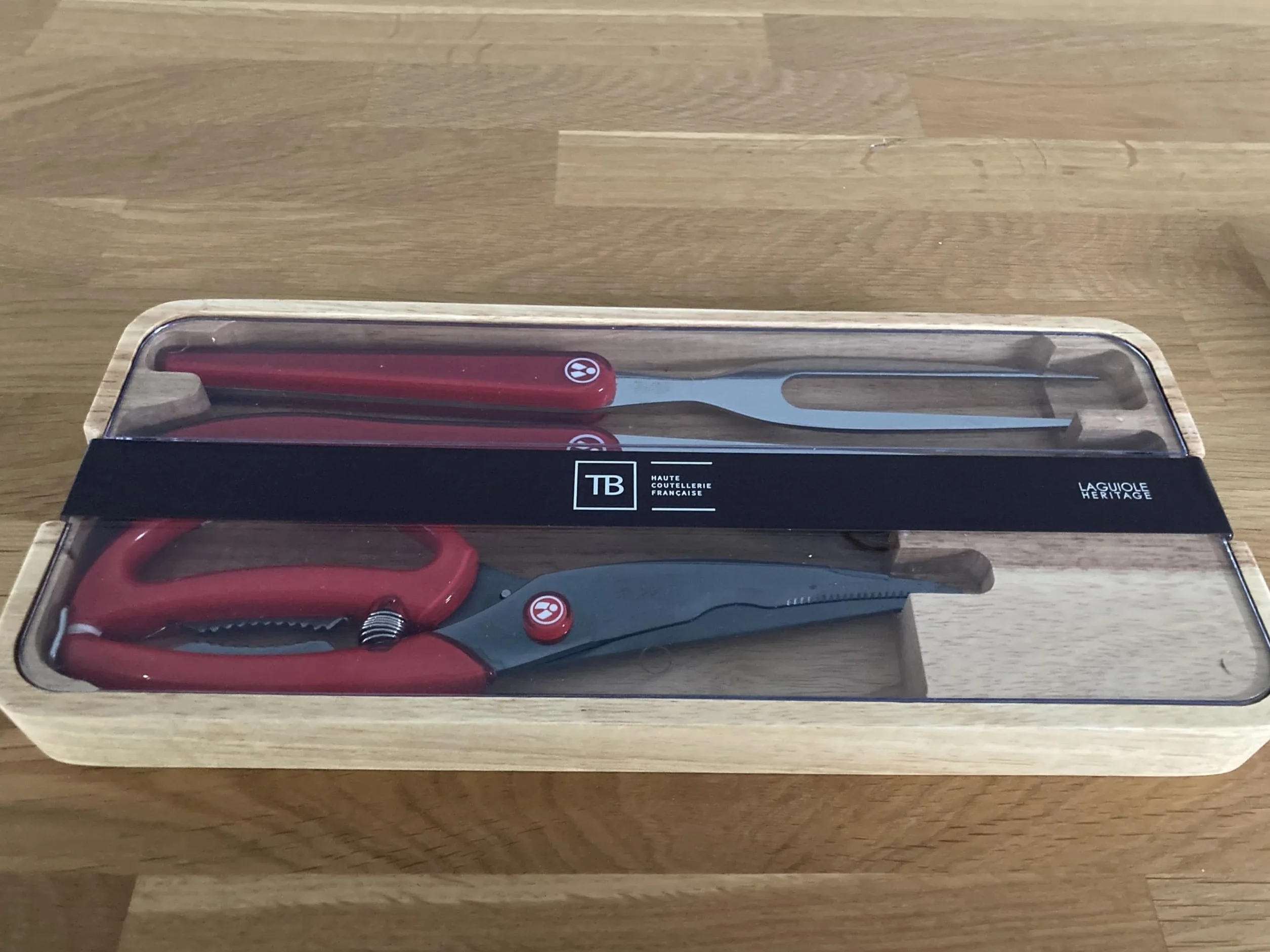 Coffret de service à découper Acidulé Rouge