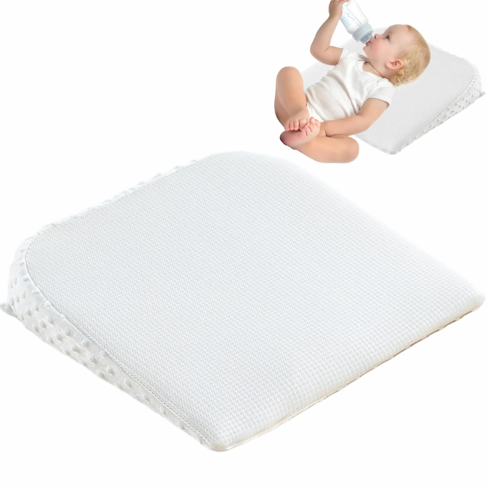 Oreiller compensé nouveau-né accessoire allaitement reflux bébé antidérapant biberon sommeil