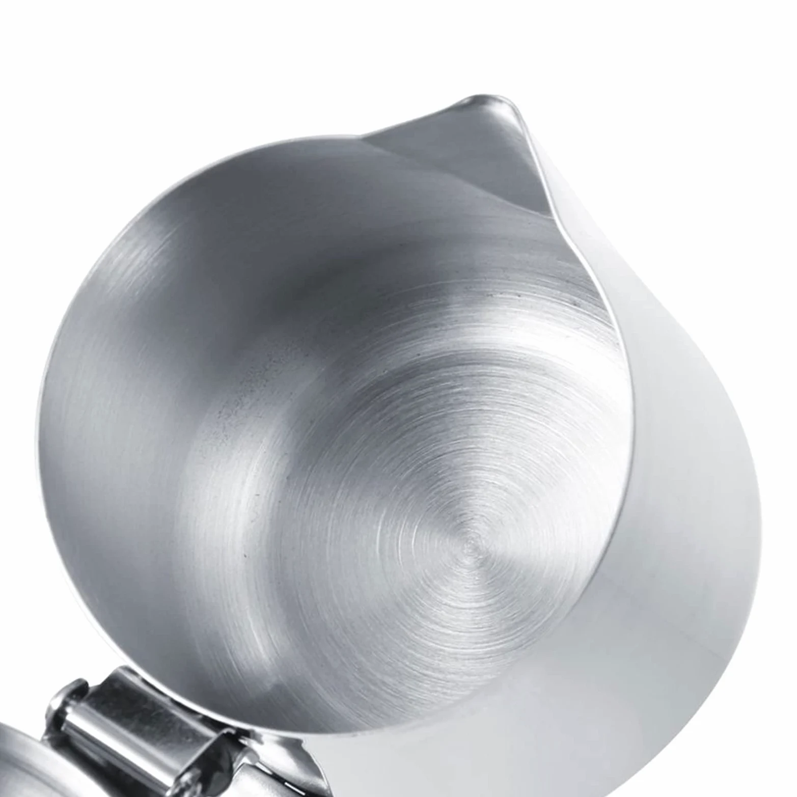 caihuashopping Pot À Lait 600 ML 1000 ML d'acier Inoxydable épaississant Le Lait Mousseux Tasse de Tasse d'artisture d'art Latte avec Une pichet de café Outil de café Pichet à Lait