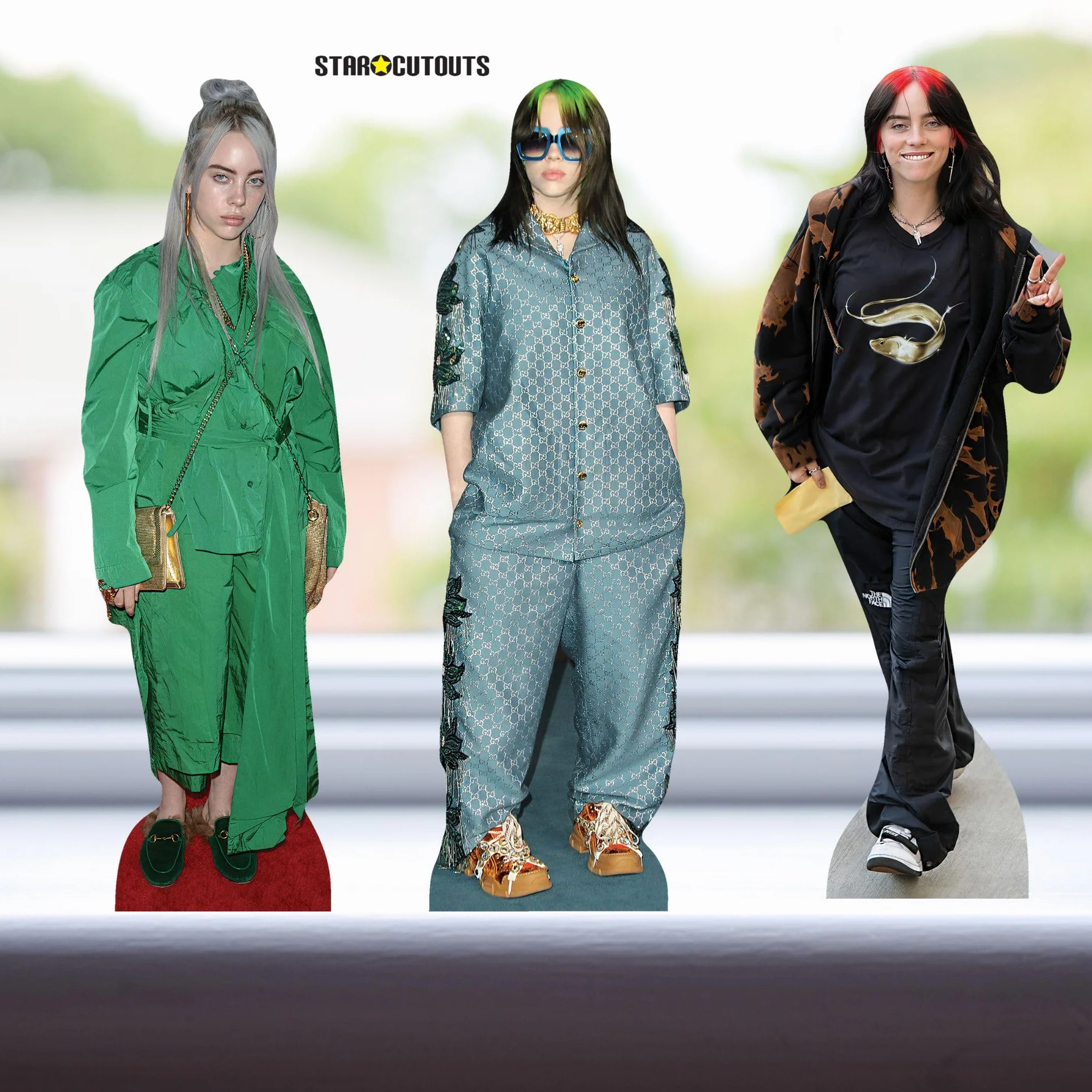 Billie Eilish Star Cutouts Découpes en Carton 31 cm
