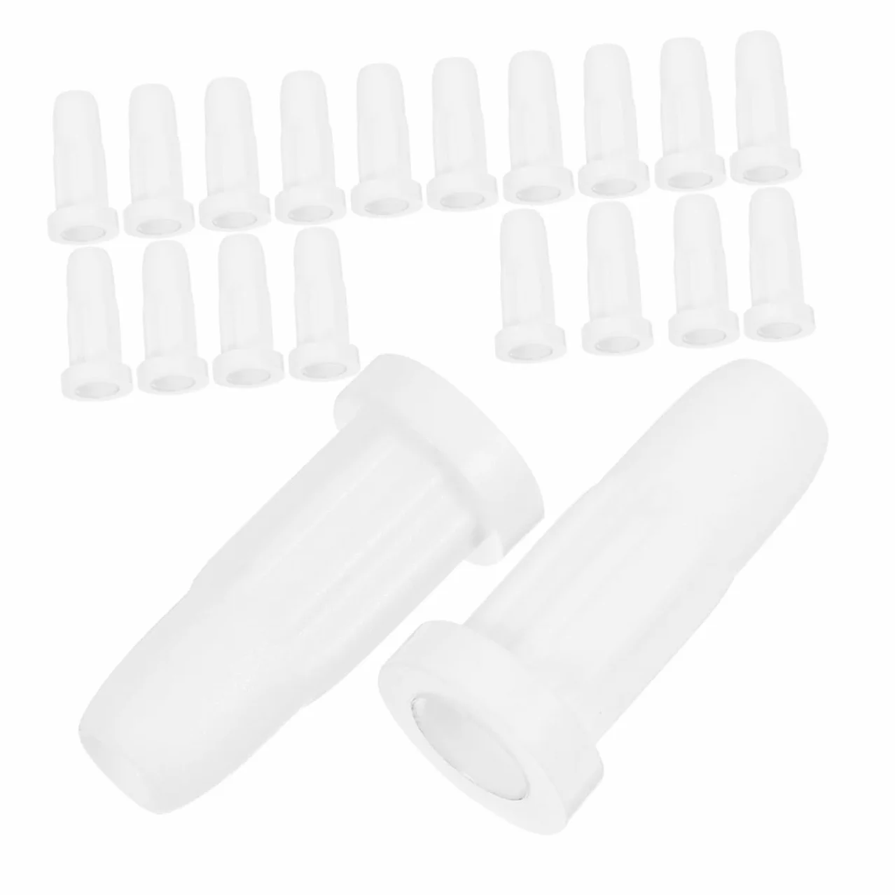 Protections de roulettes pour meubles Lot de 40 pièces en plastique solide, butées silencieuses compatibles lits bébé et rangements
