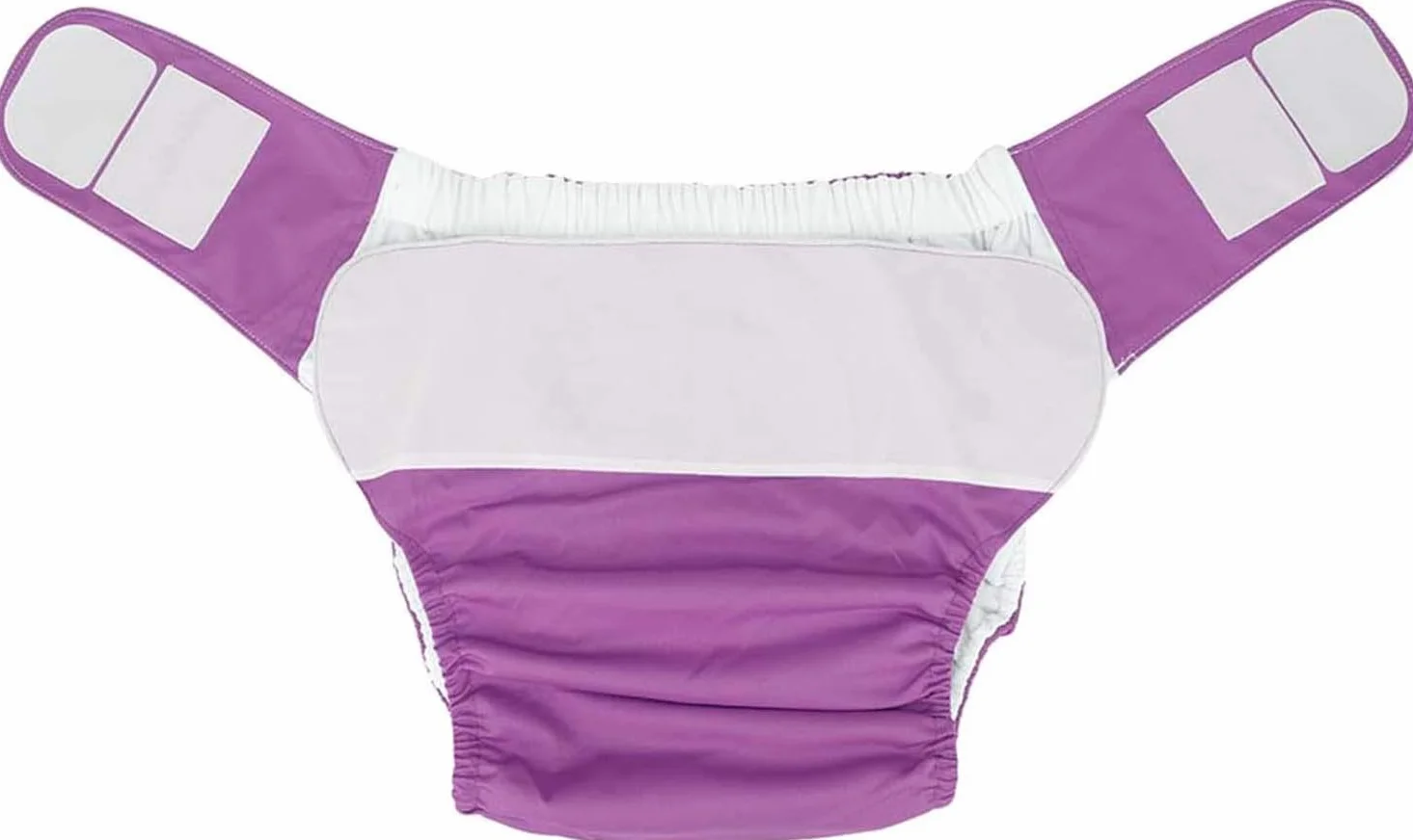Couches en tissu réutilisables imperméables lavables pour adultes incontinence violet